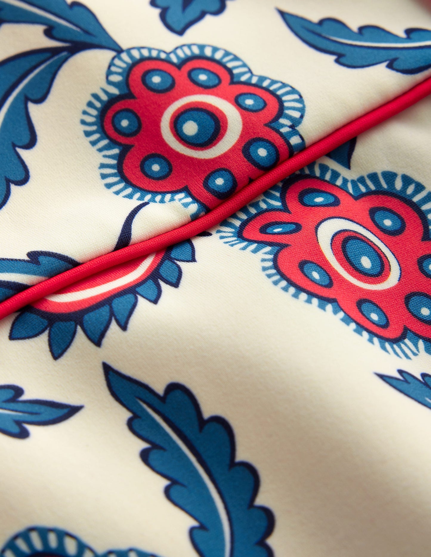 Rhodes Cup-Size Swimsuit-Ivory, Floret Vine