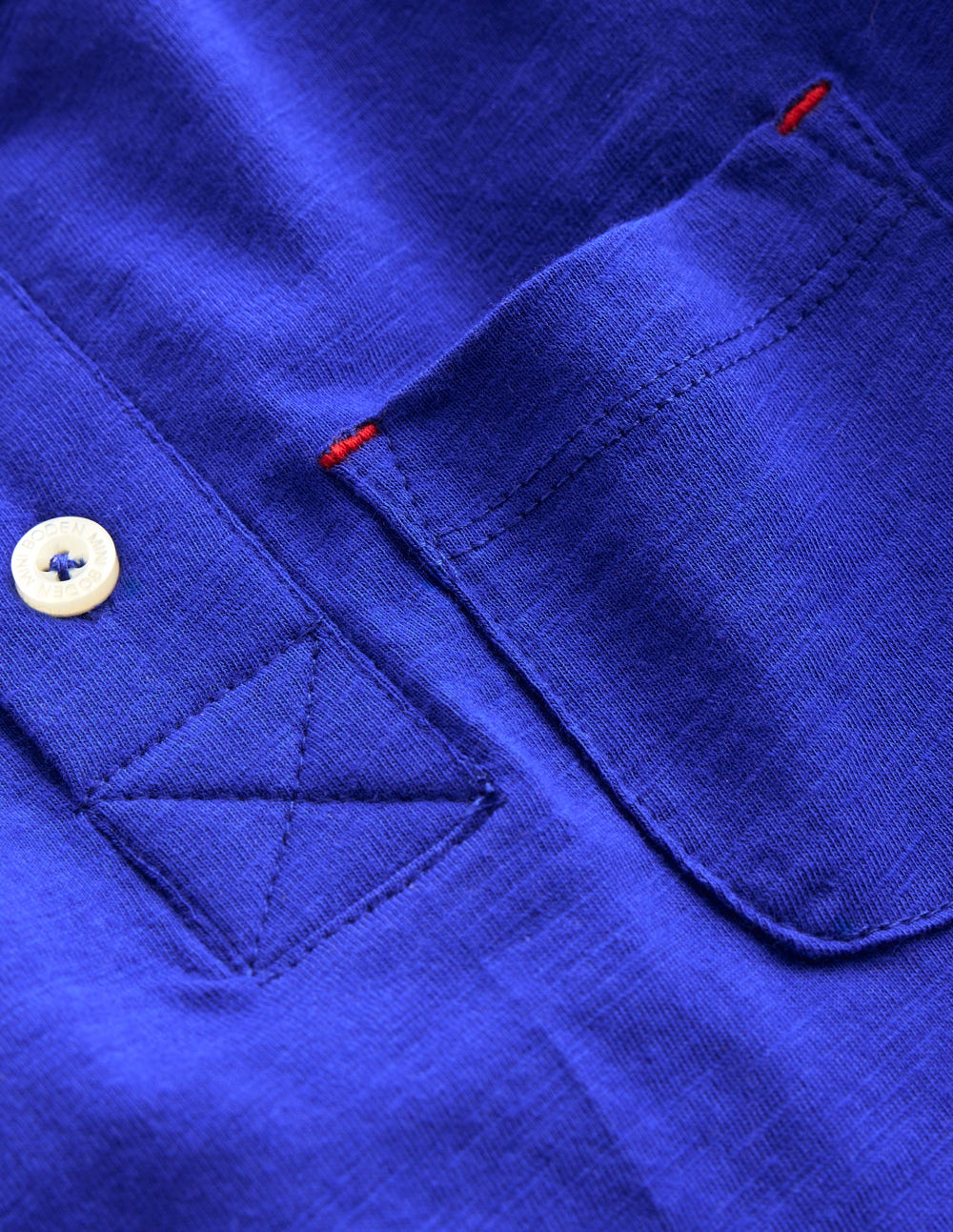 Everyday Henley T-shirt-Bright Blue