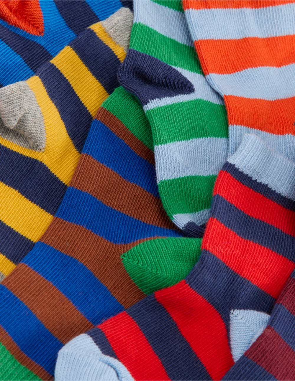 7-Pack Baby Socks-Multi Stripe