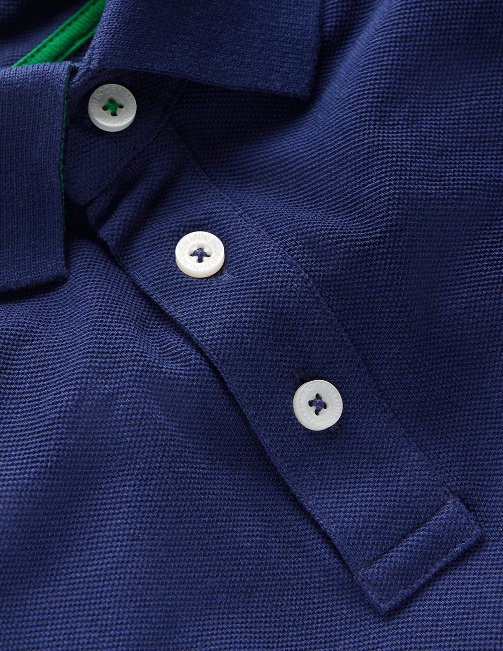Piqué Polo Shirt-College Navy