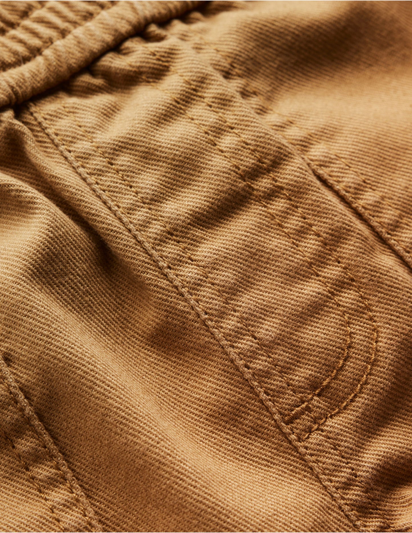 Pull-on Cotton Trouser-Stone Grey