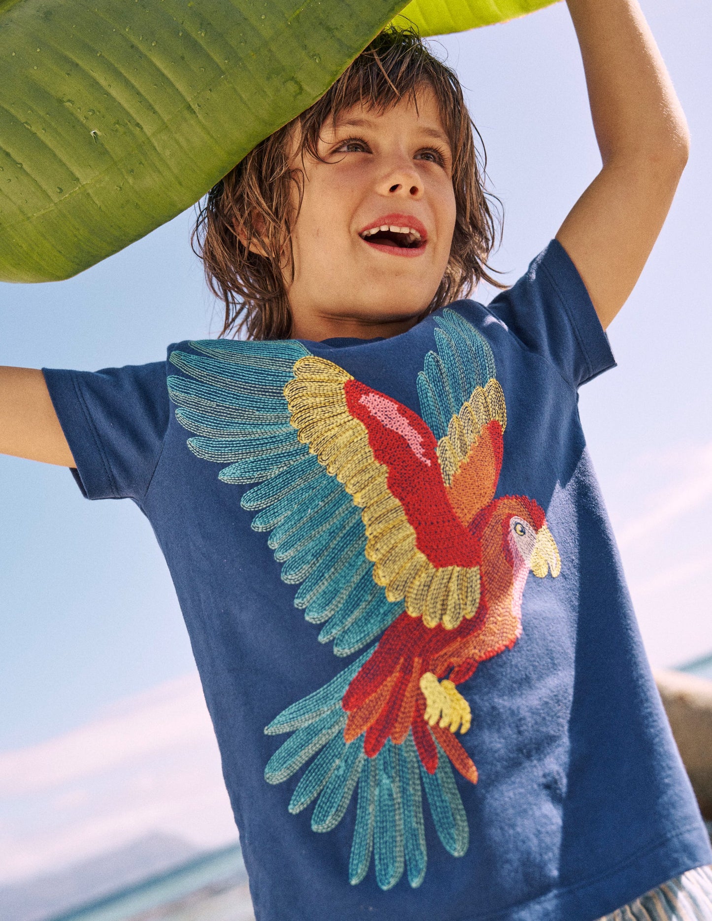 Superstitch T-Shirt-Starboard Blue Parrot