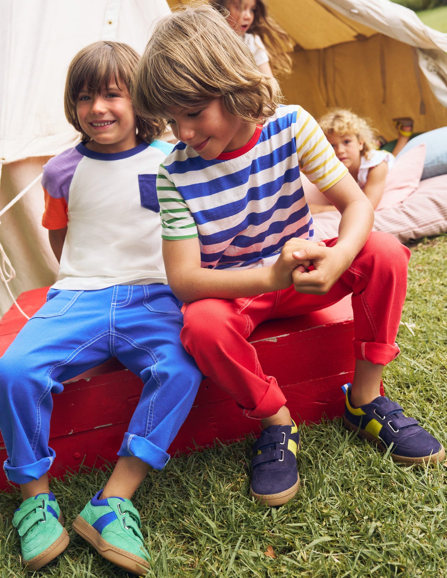 Everyday Short Sleeve T-Shirt-Hotchpotch Stripe