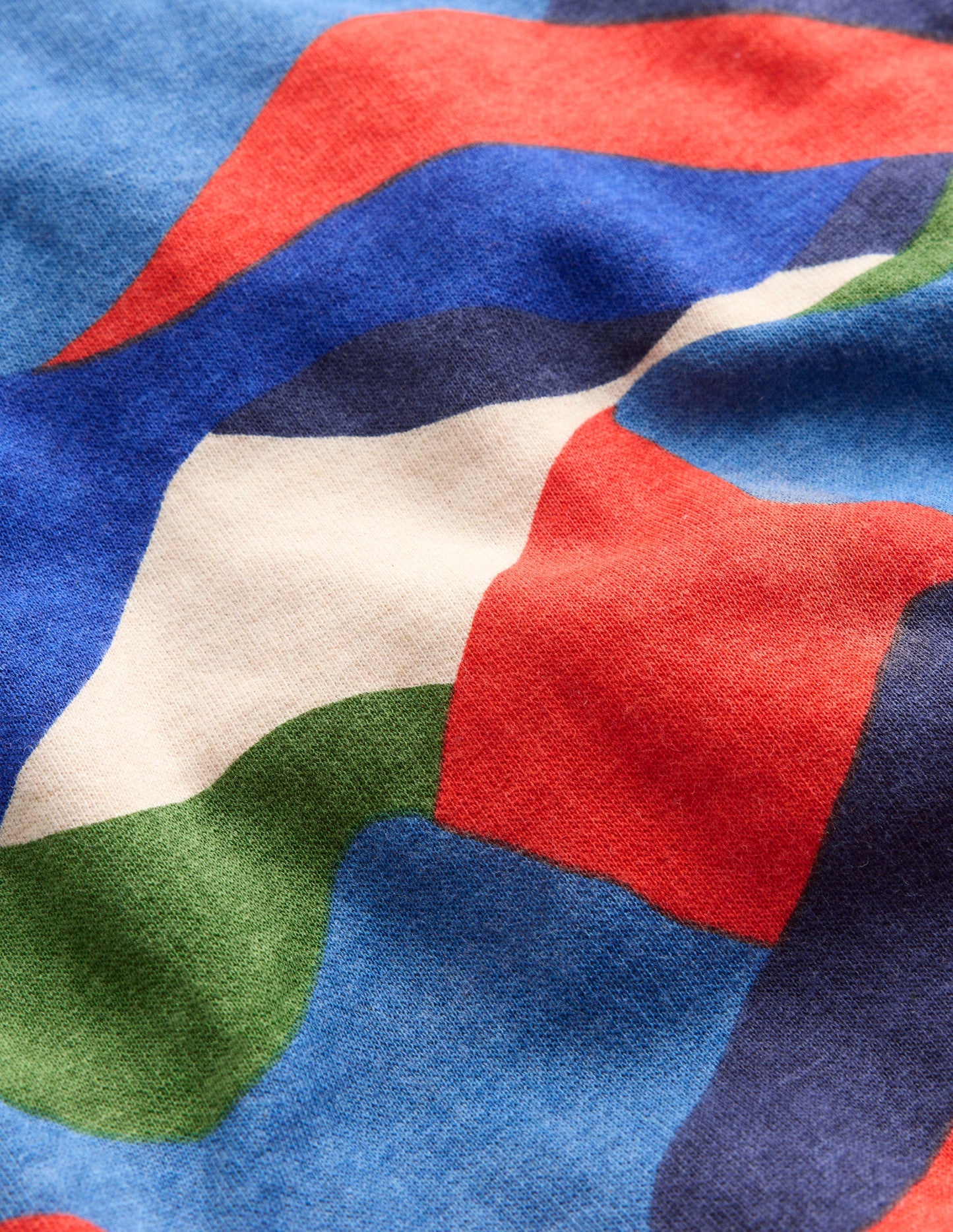 Everyday Printed Sweatshirt-Abstract Landscape