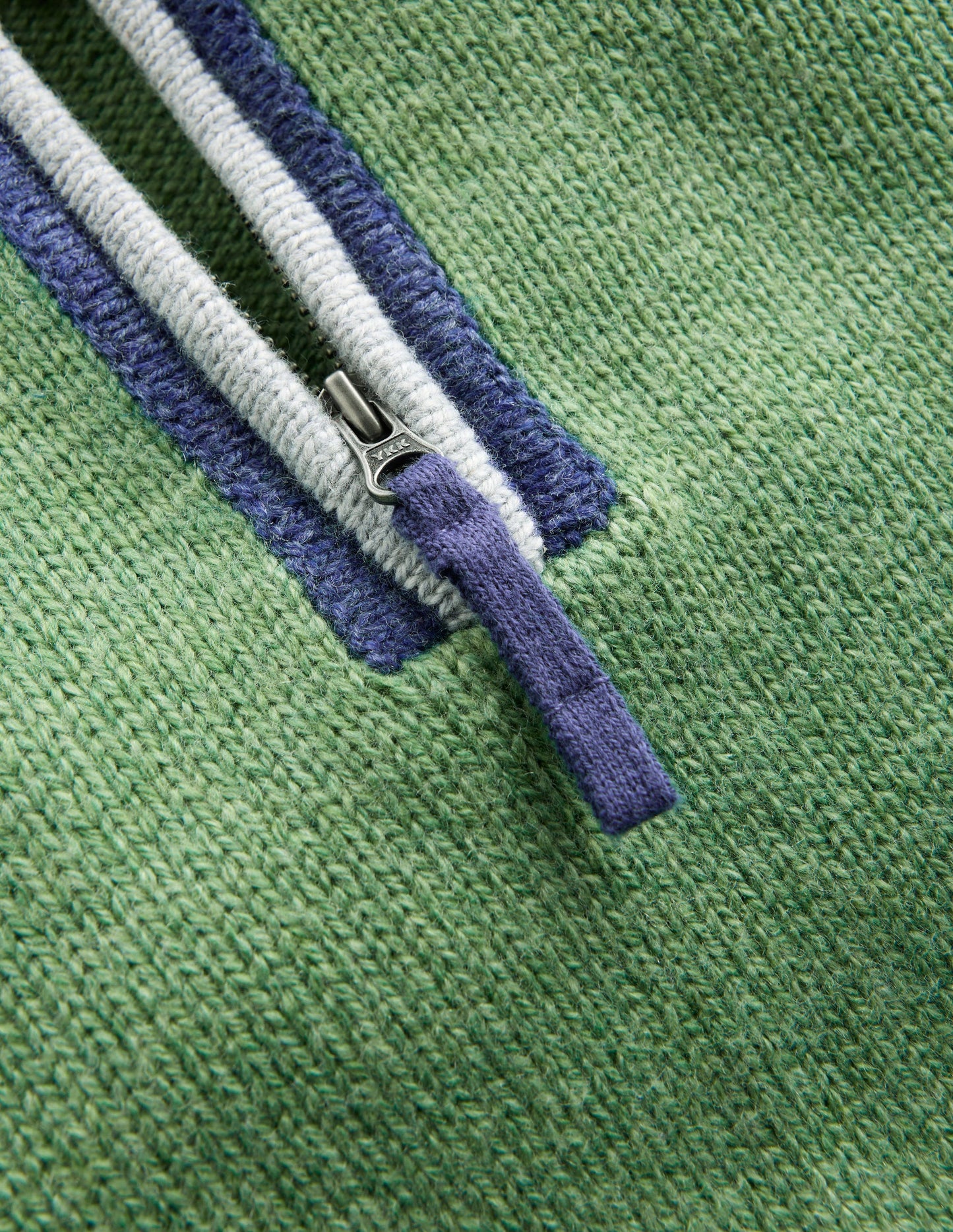 Heritage Half-Zip Jumper-Safari Green