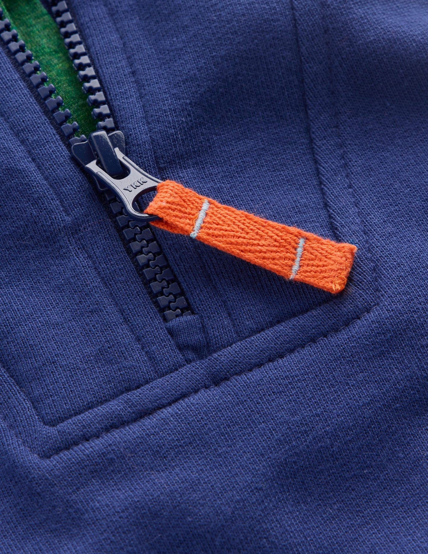 Half-Zip Sweatshirt-Navy