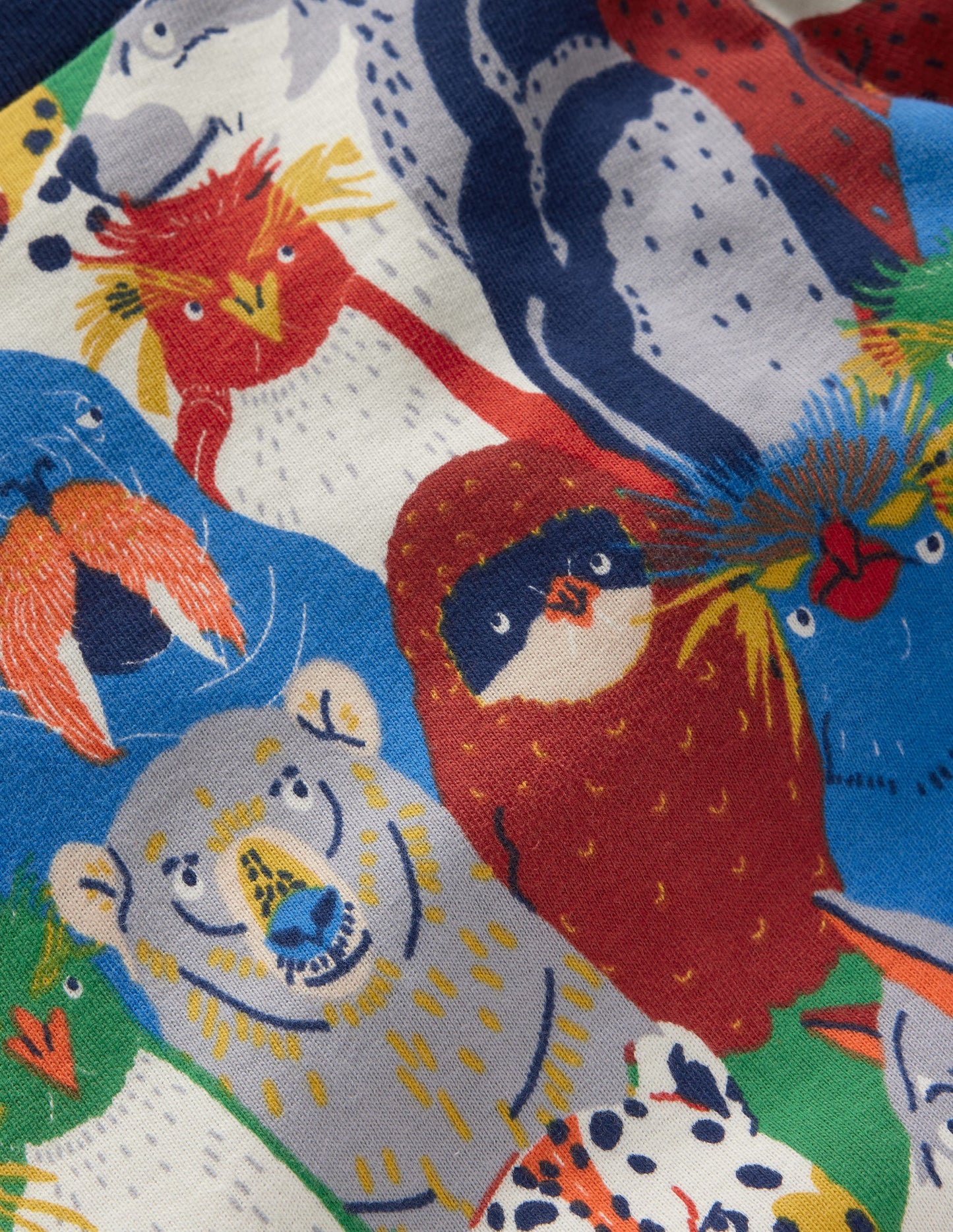 Snug Long John Pyjamas-Multi Arctic Audience