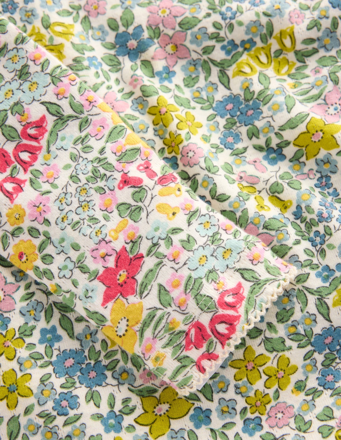 Long Sleeve Pointelle Top-Hotch Potch Floral