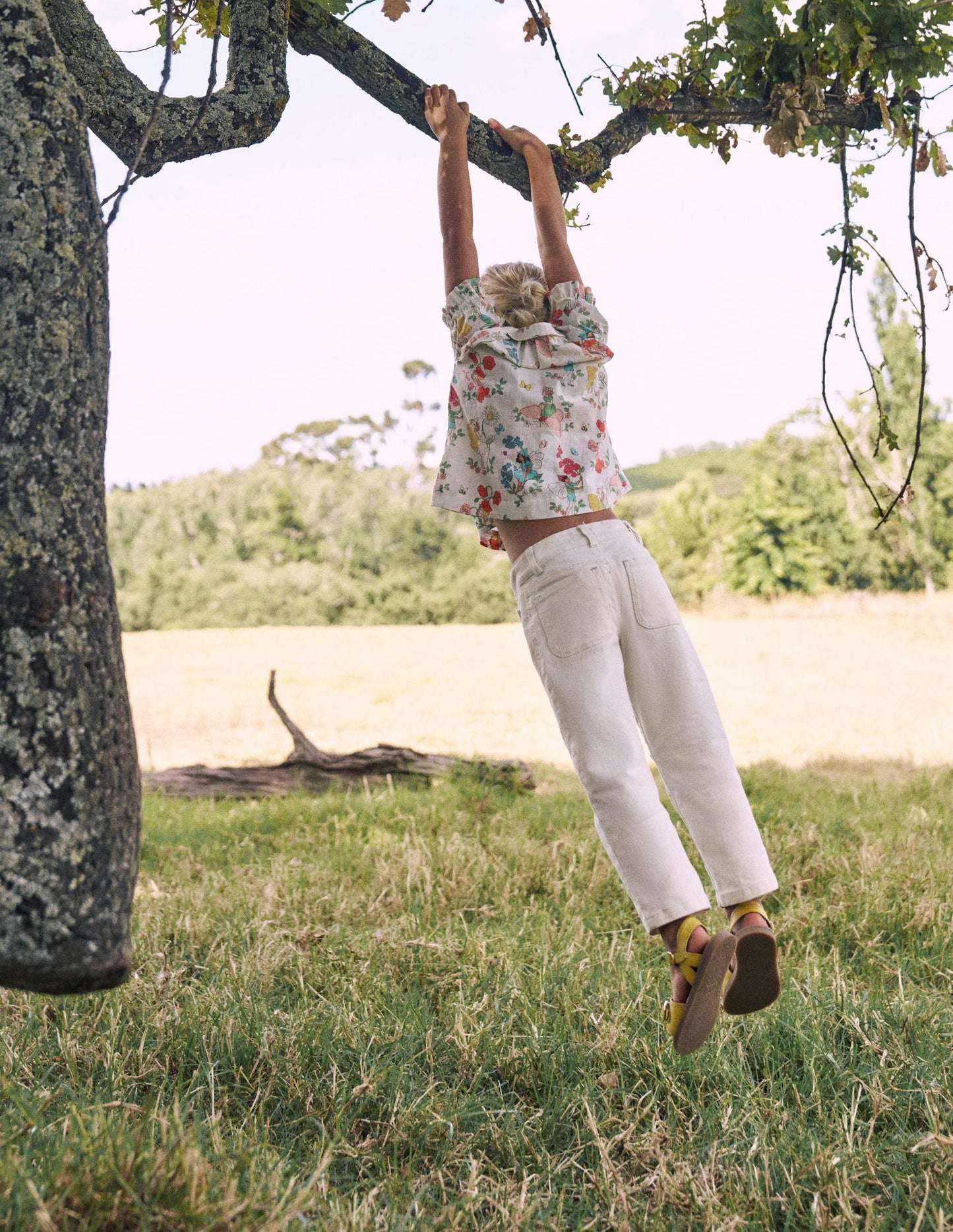 Patch Pocket Trouser-Vanilla White