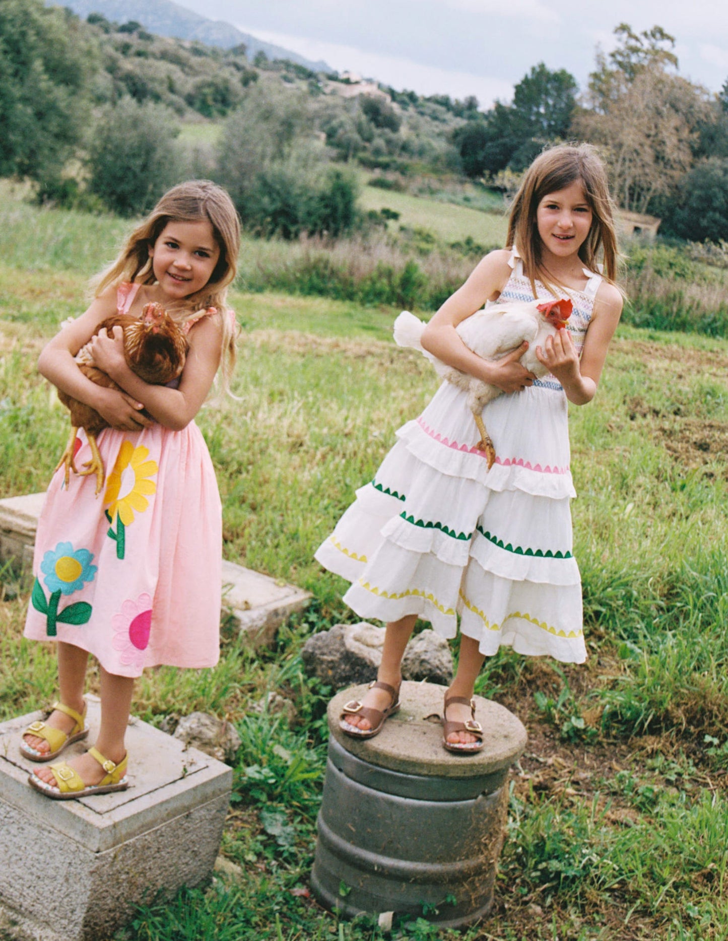 Odette Tiered Woven Sundress-Soft Ivory