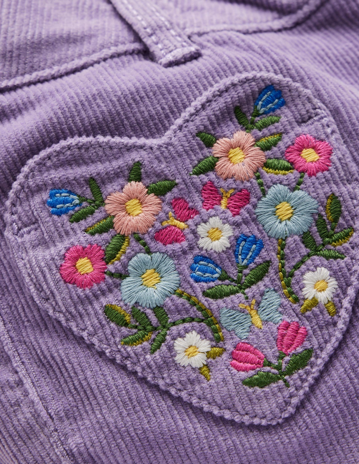 Kick Flare Trouser-Aster Purple