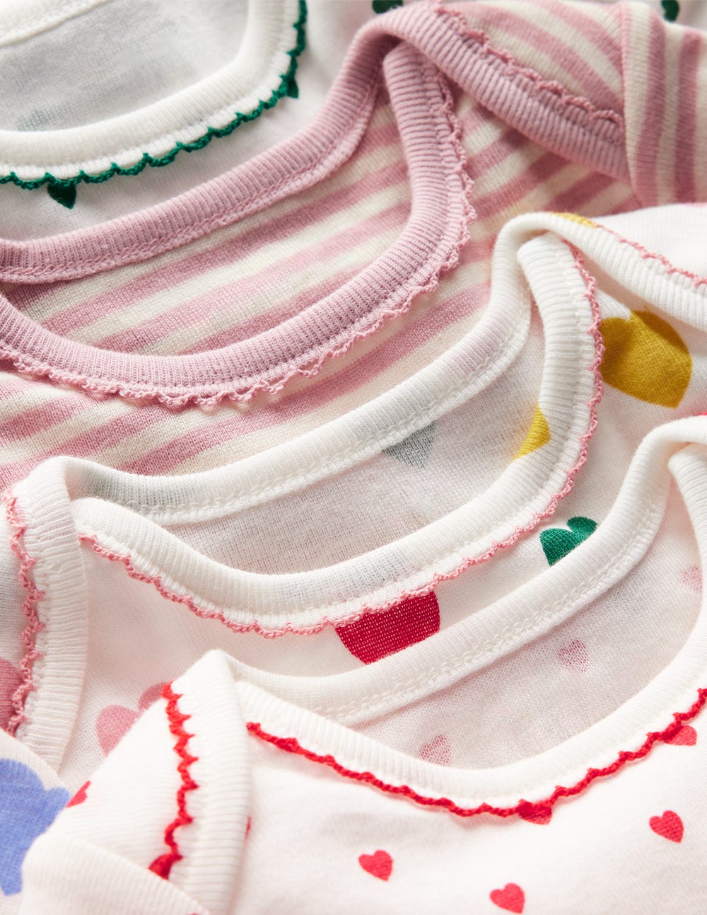 5-pack Bodies-Multi Hearts