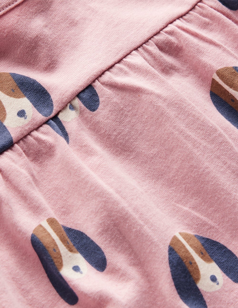 Printed Jersey Dress-Rose Pink Dogs