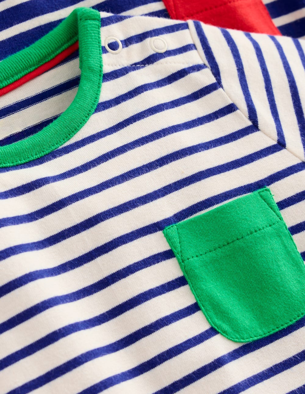Twin Pack T-shirt-Blue/White Stripe