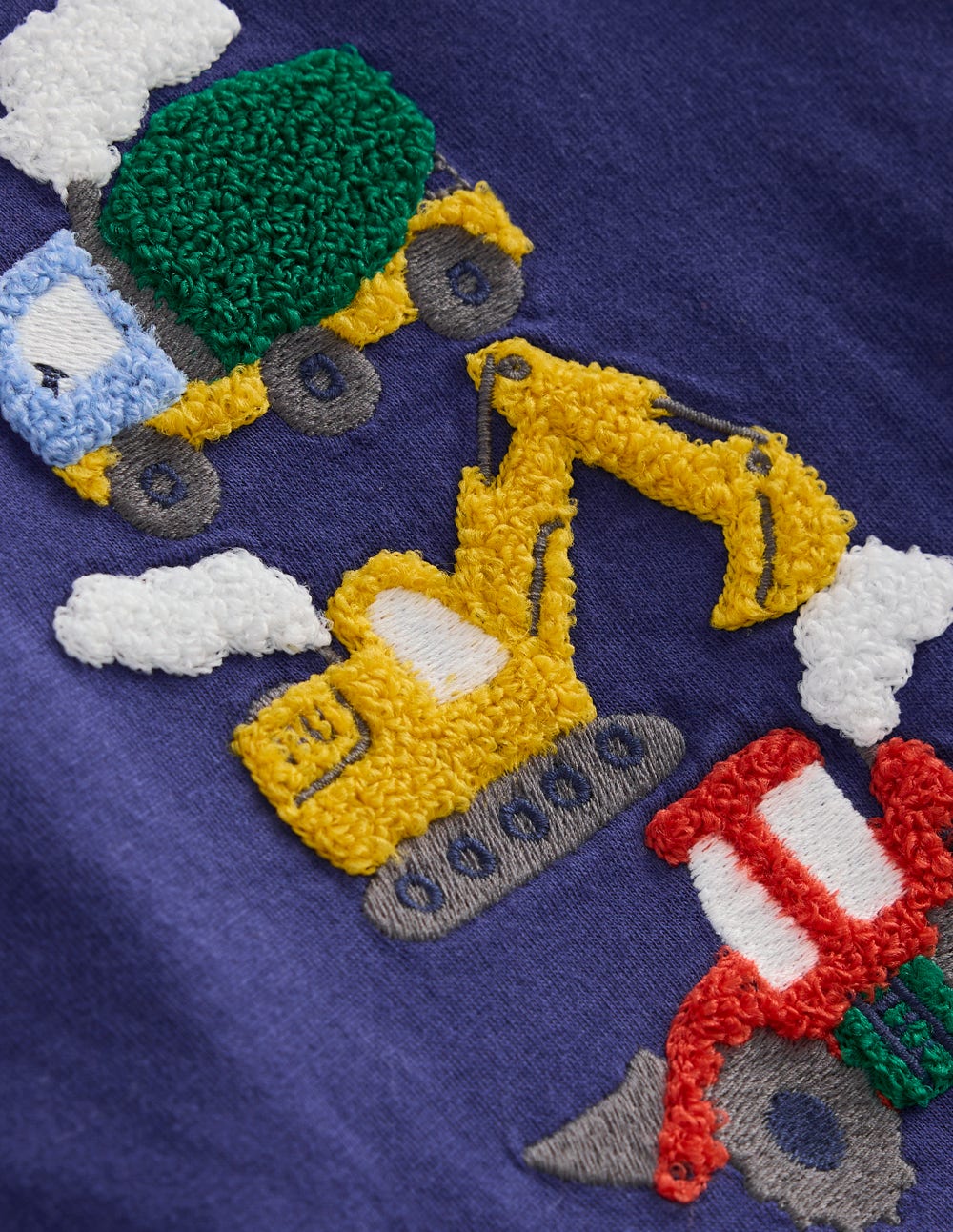 Appliqué Jersey Play Set-Blue Vehicles
