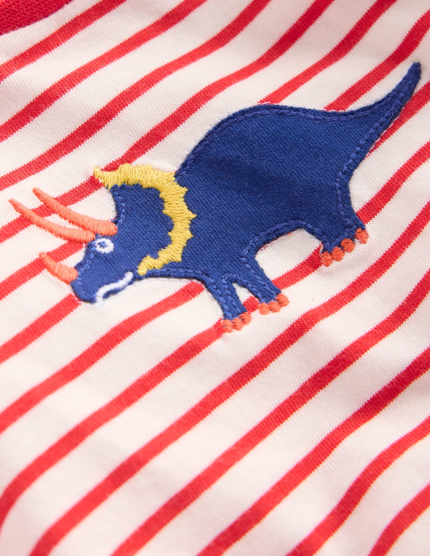 Woven & Jersey Play Set-Red Dino Stripe
