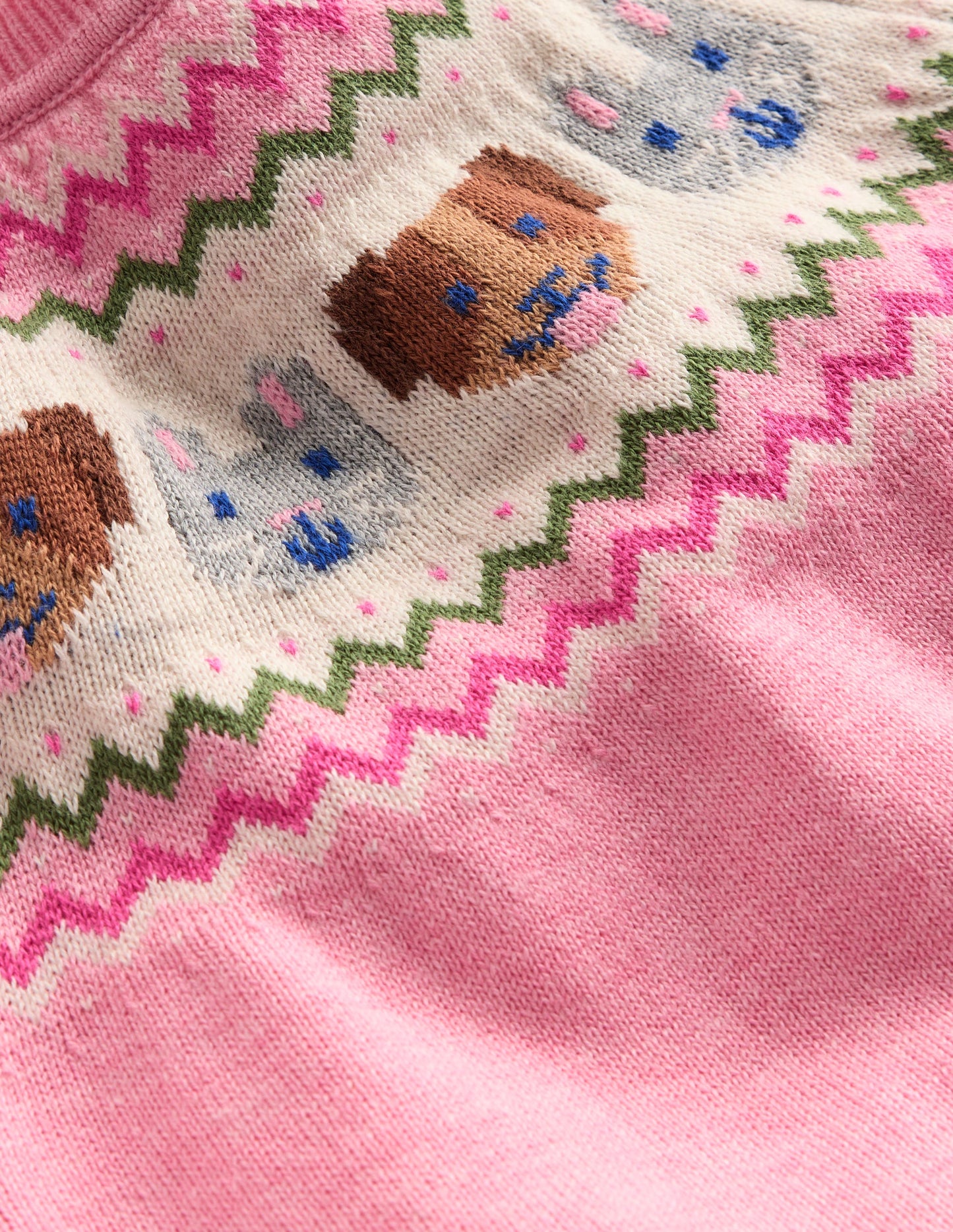 Fun Knitted Play Set-Vintage Pink Pets