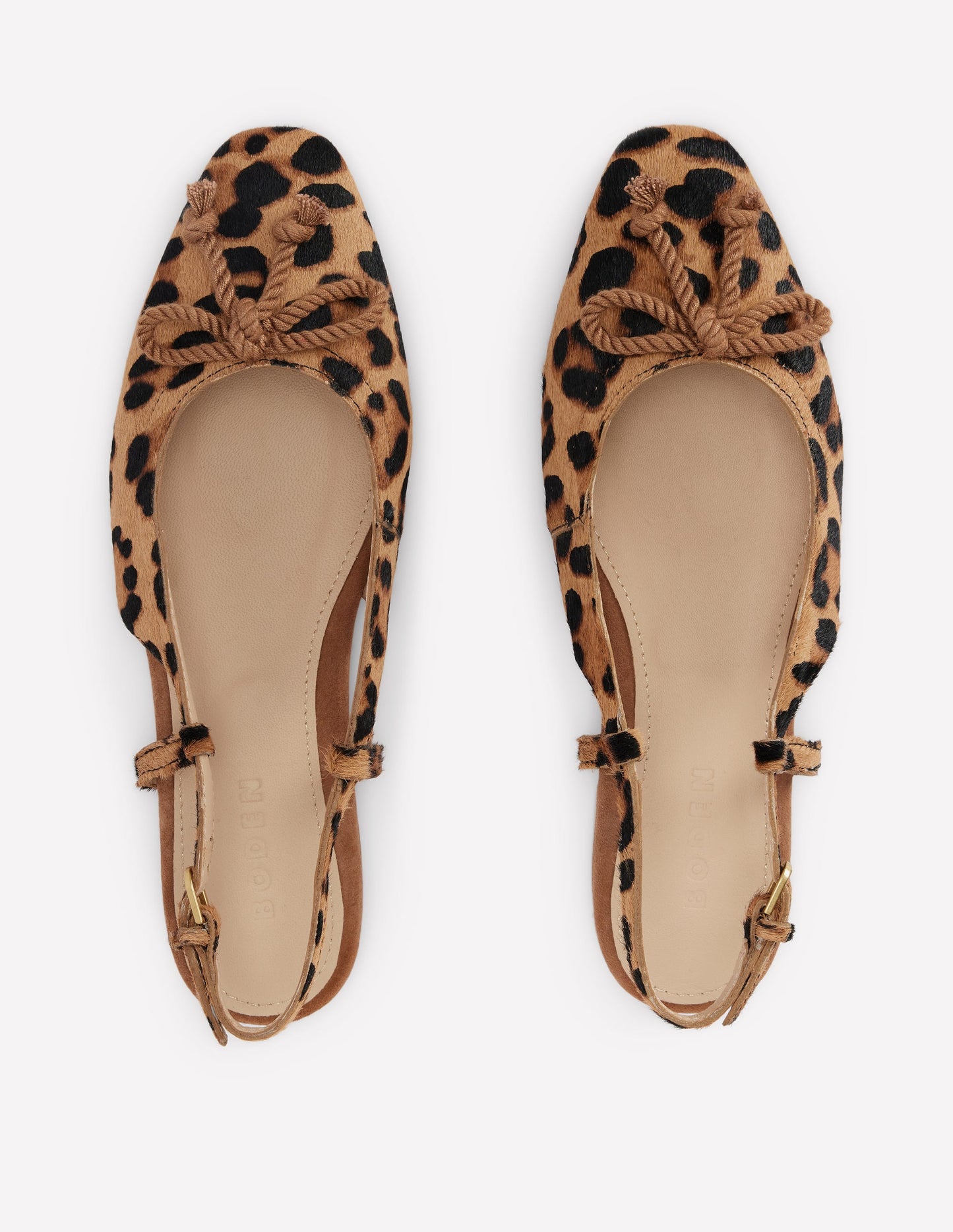 Easy Slingback Flats-Classic Leopard