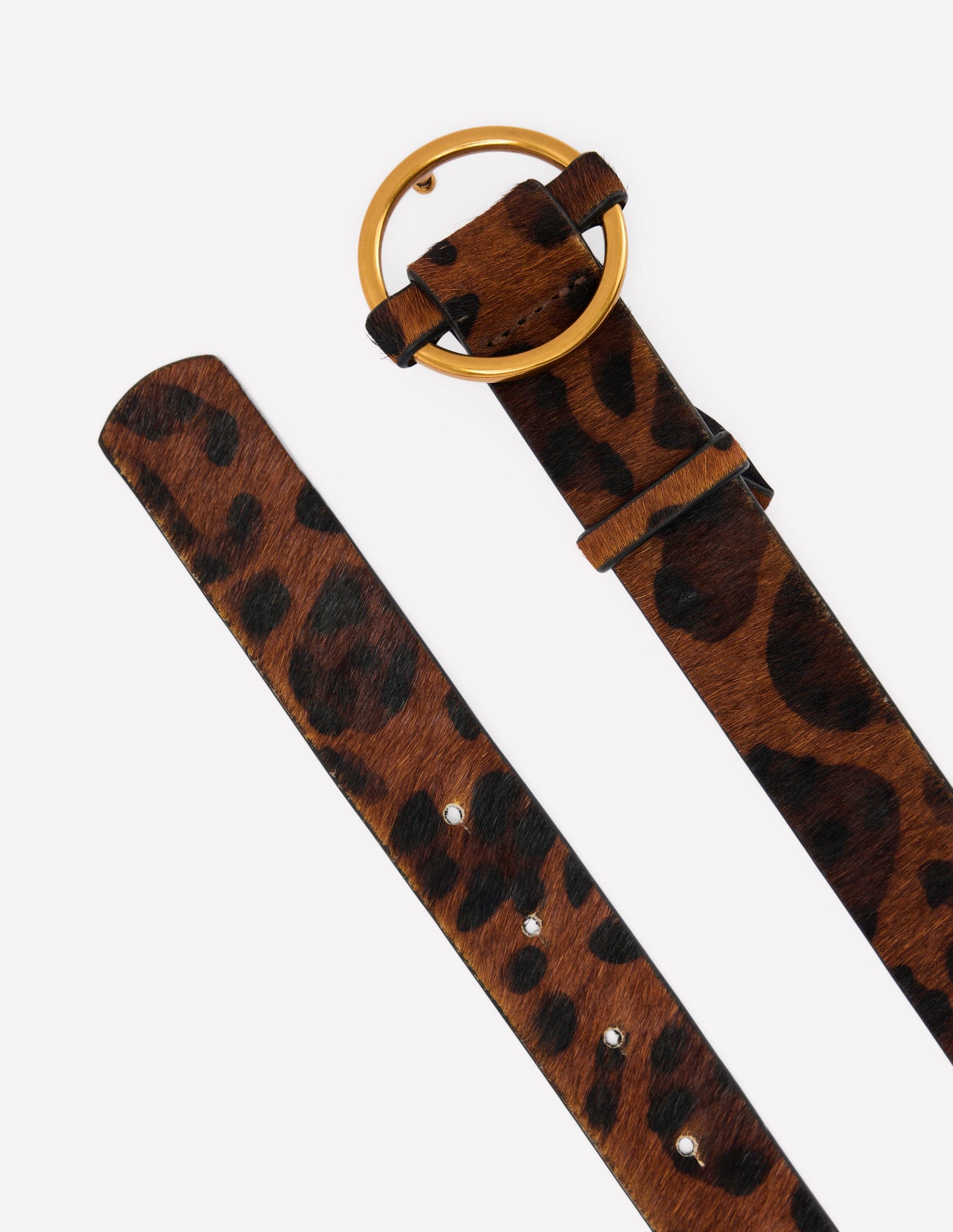 Heritage Classic Belt-Leopard Pony