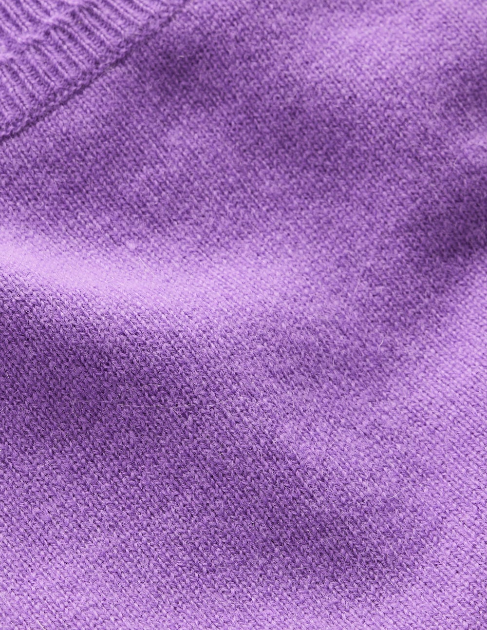 Eva Cashmere Crew Neck Jumper-Purple Topaz