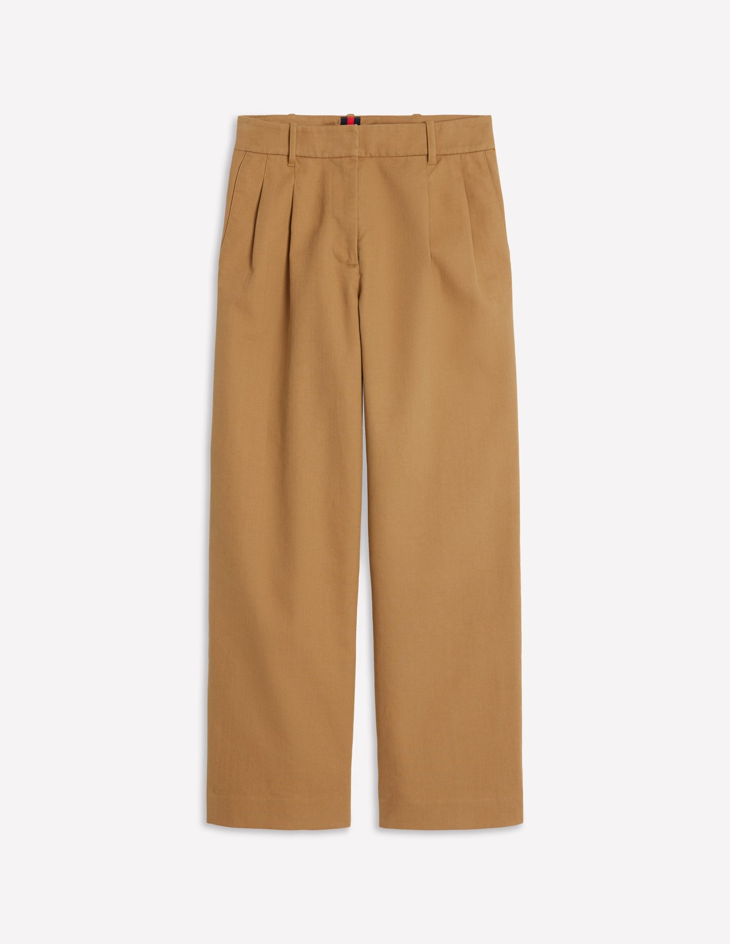 Bloomsbury Cotton Trousers-Camel