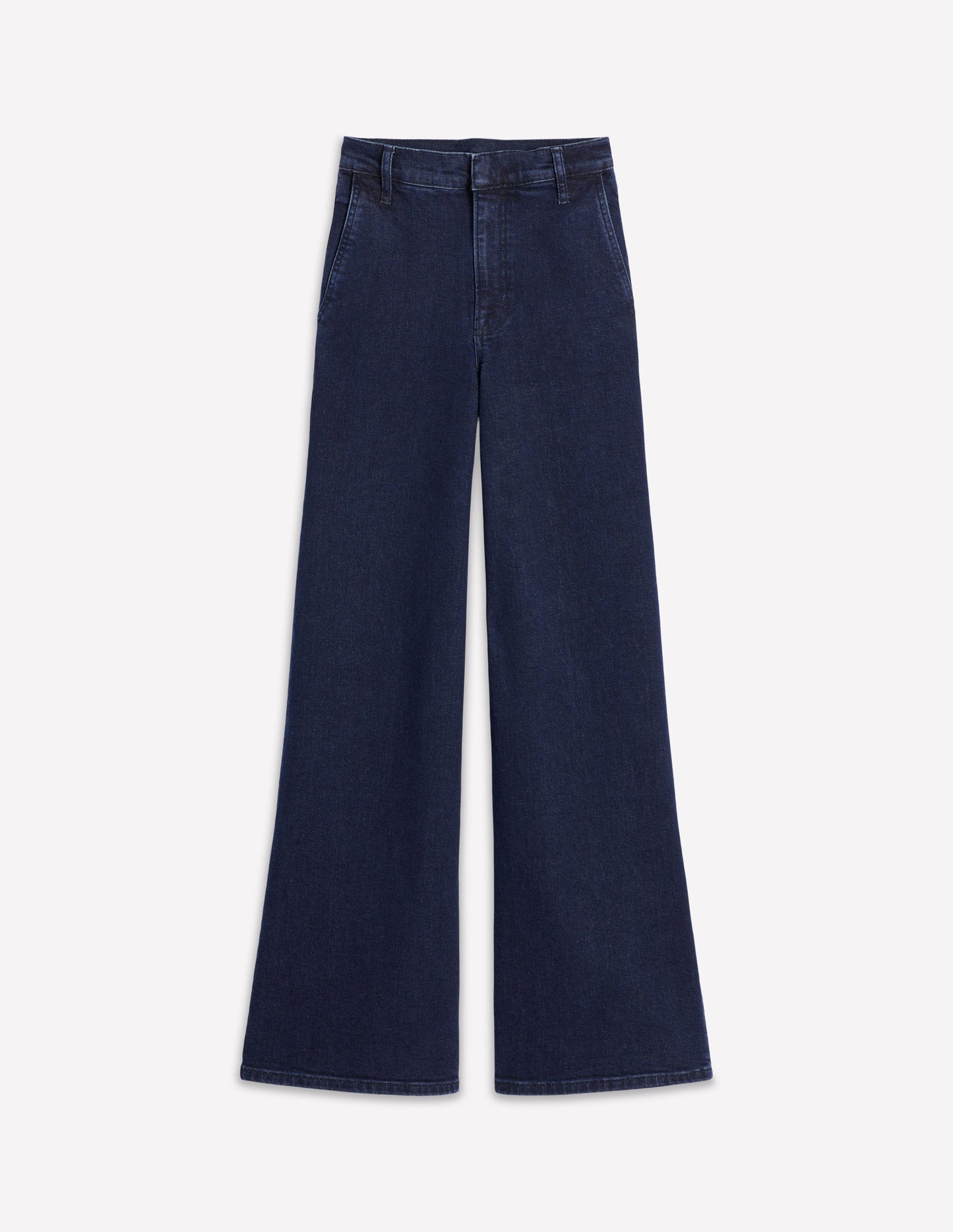 High Rise Clean Wide Jeans-Dark Vintage