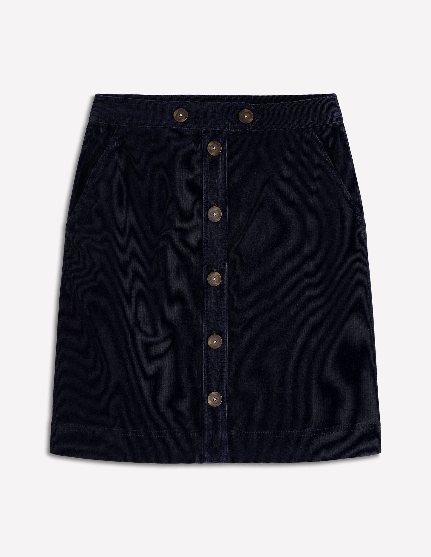 Cecelia Cord Skirt-Navy