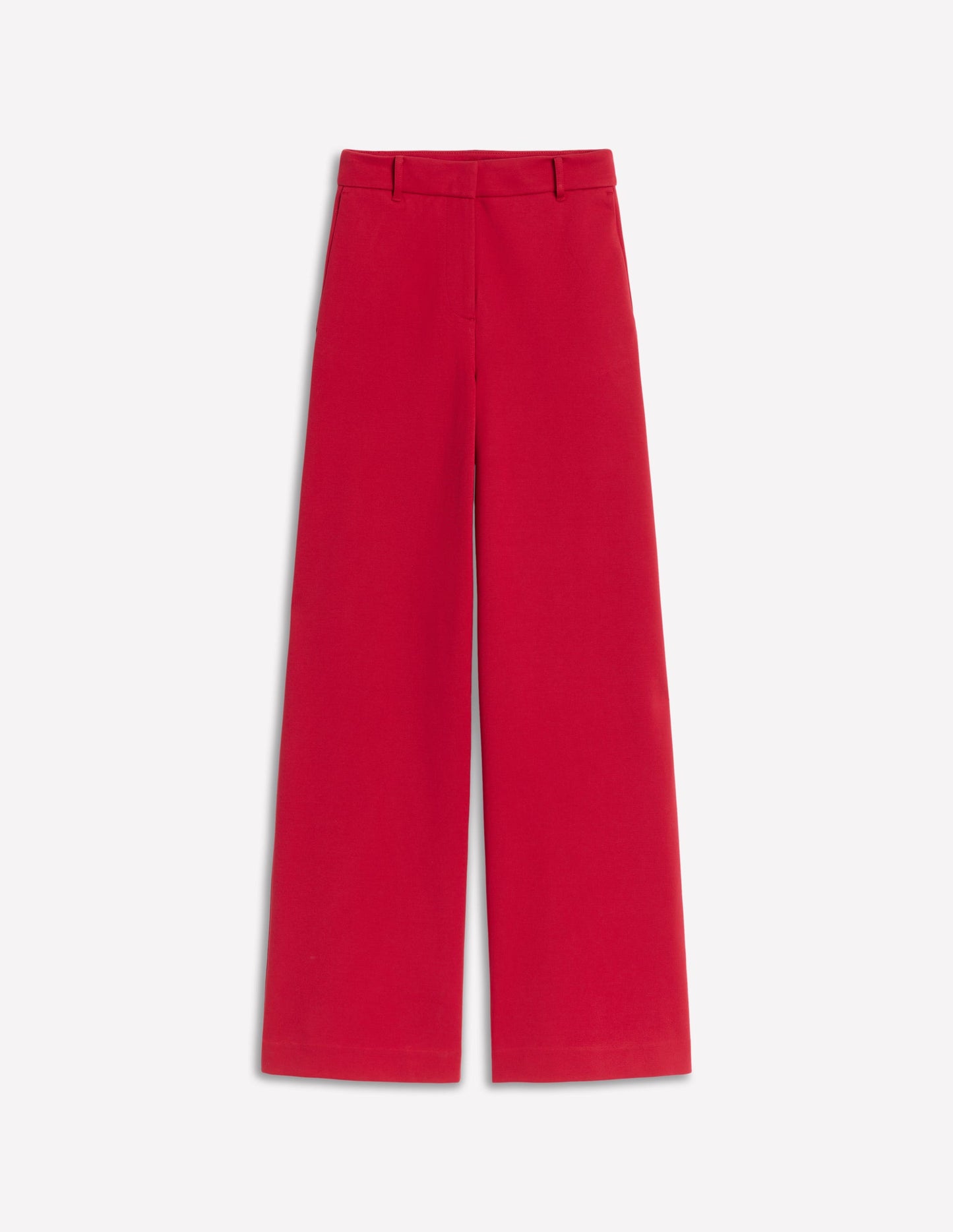 Belgravia Ponte Trousers-Carmine Red