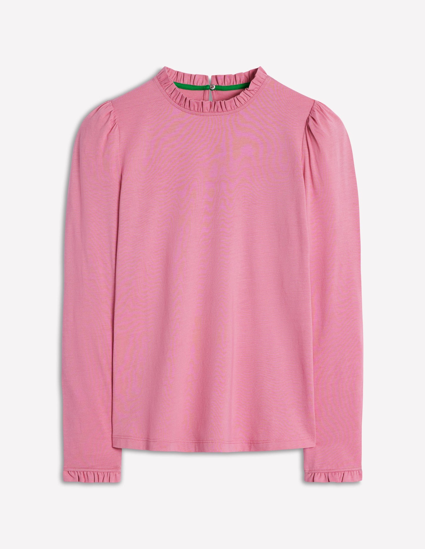 Supersoft Frill Detail Top-Formica Pink