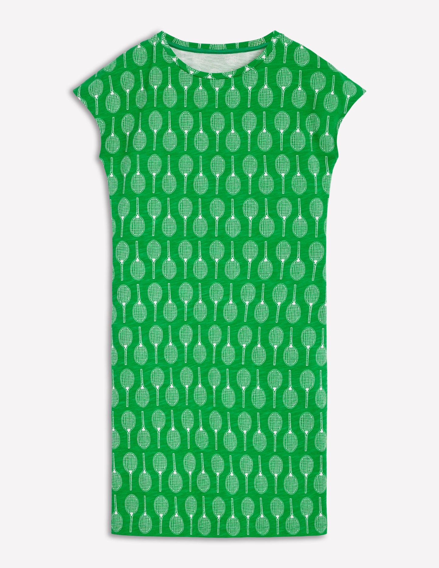 Leah Jersey T-shirt Dress-Rich Emerald, Tennis