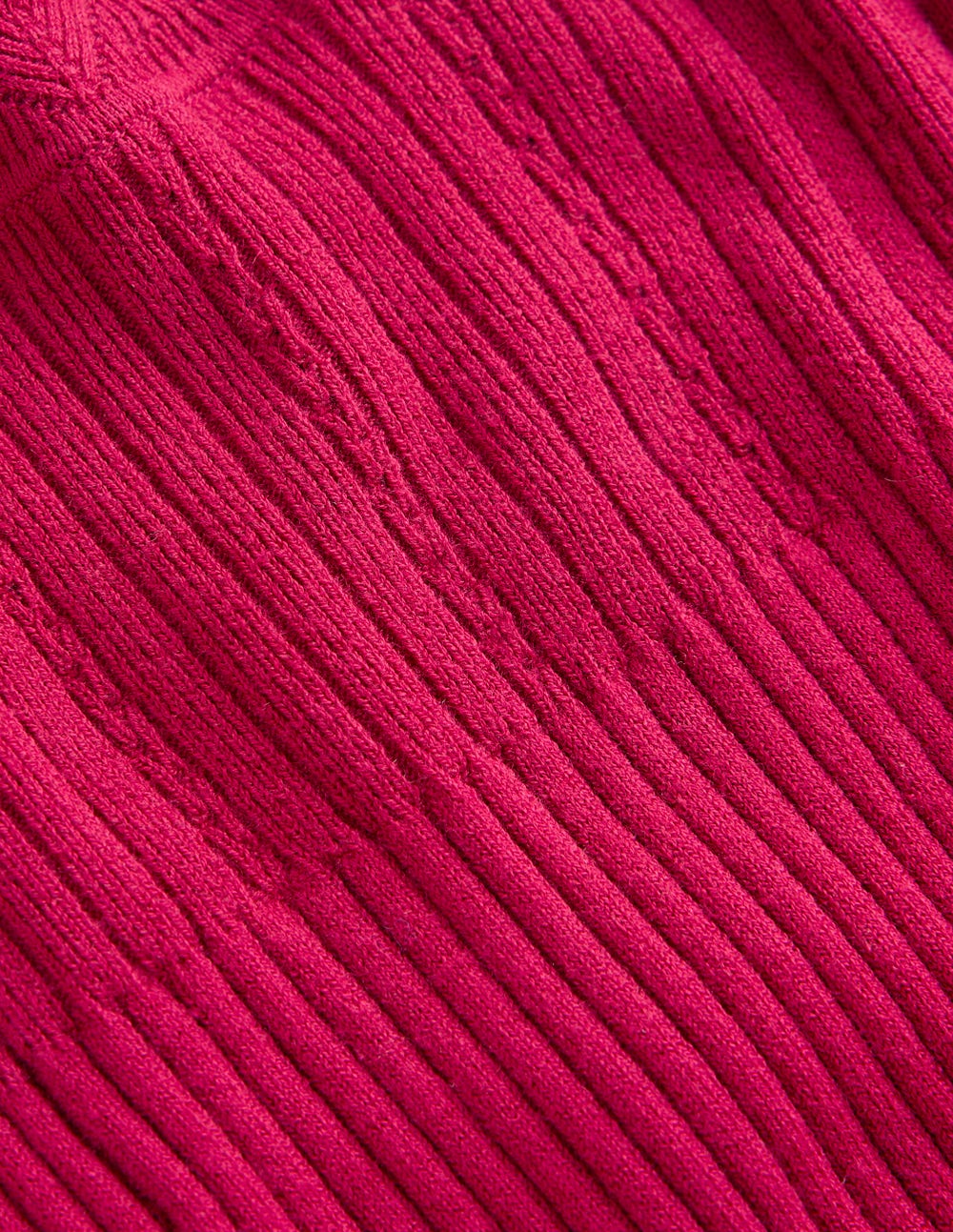 Isobel Knitted Midi Dress-Pomegranate