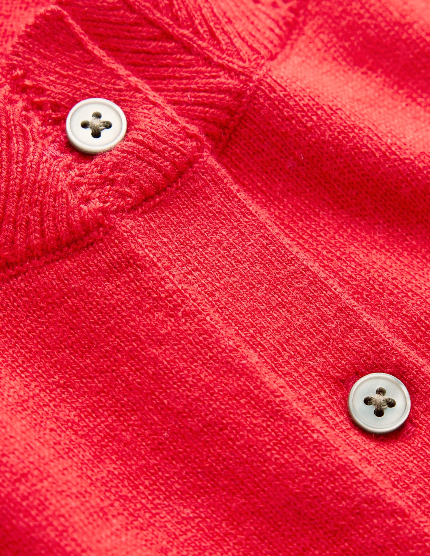 Imi Scalloped Cardigan-Strawberry Tart Red