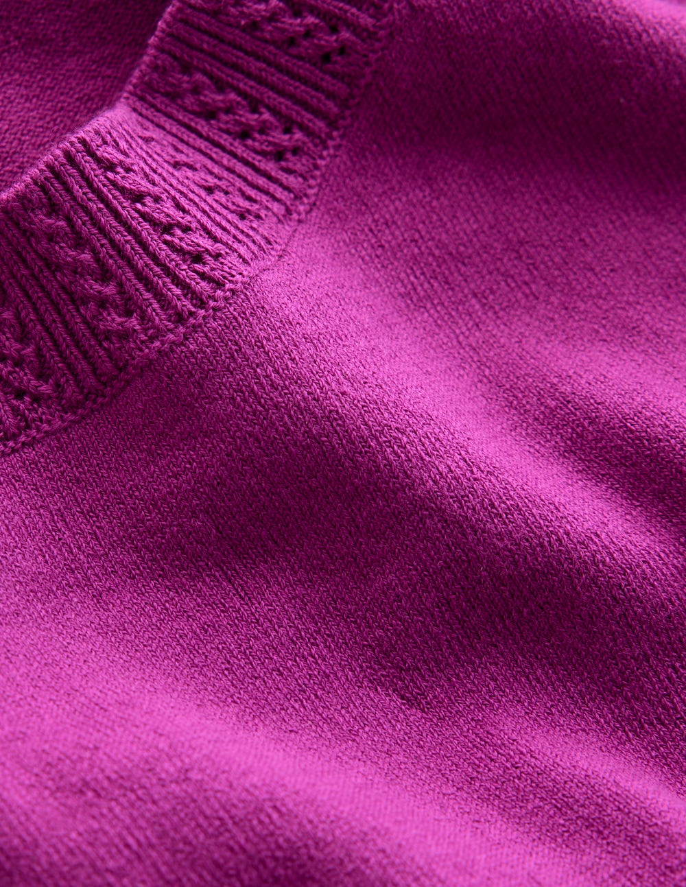 Emilia Cotton Crew Neck Tank-Regal Purple