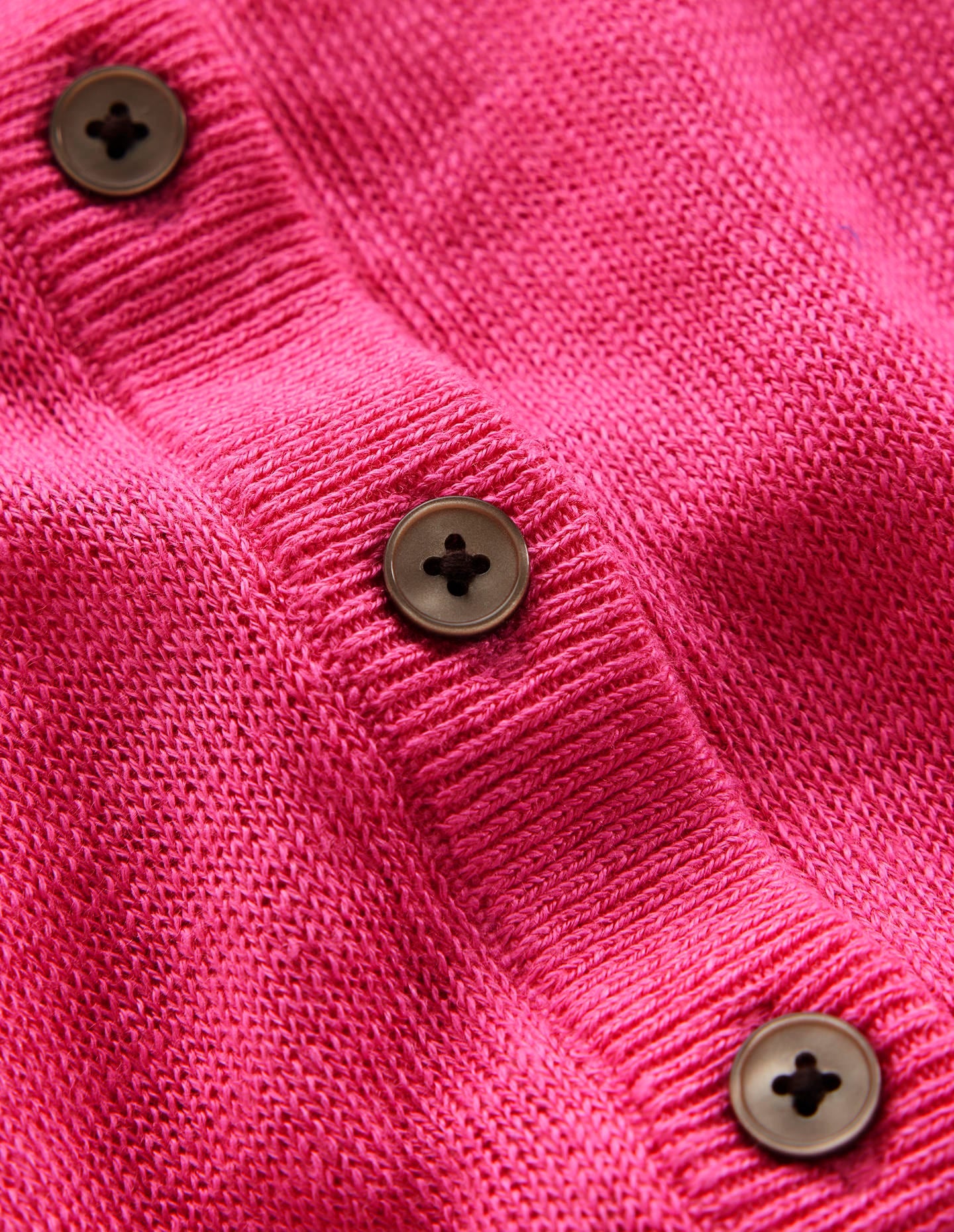 Josie Cropped Linen Cardigan-Sorbet Pink