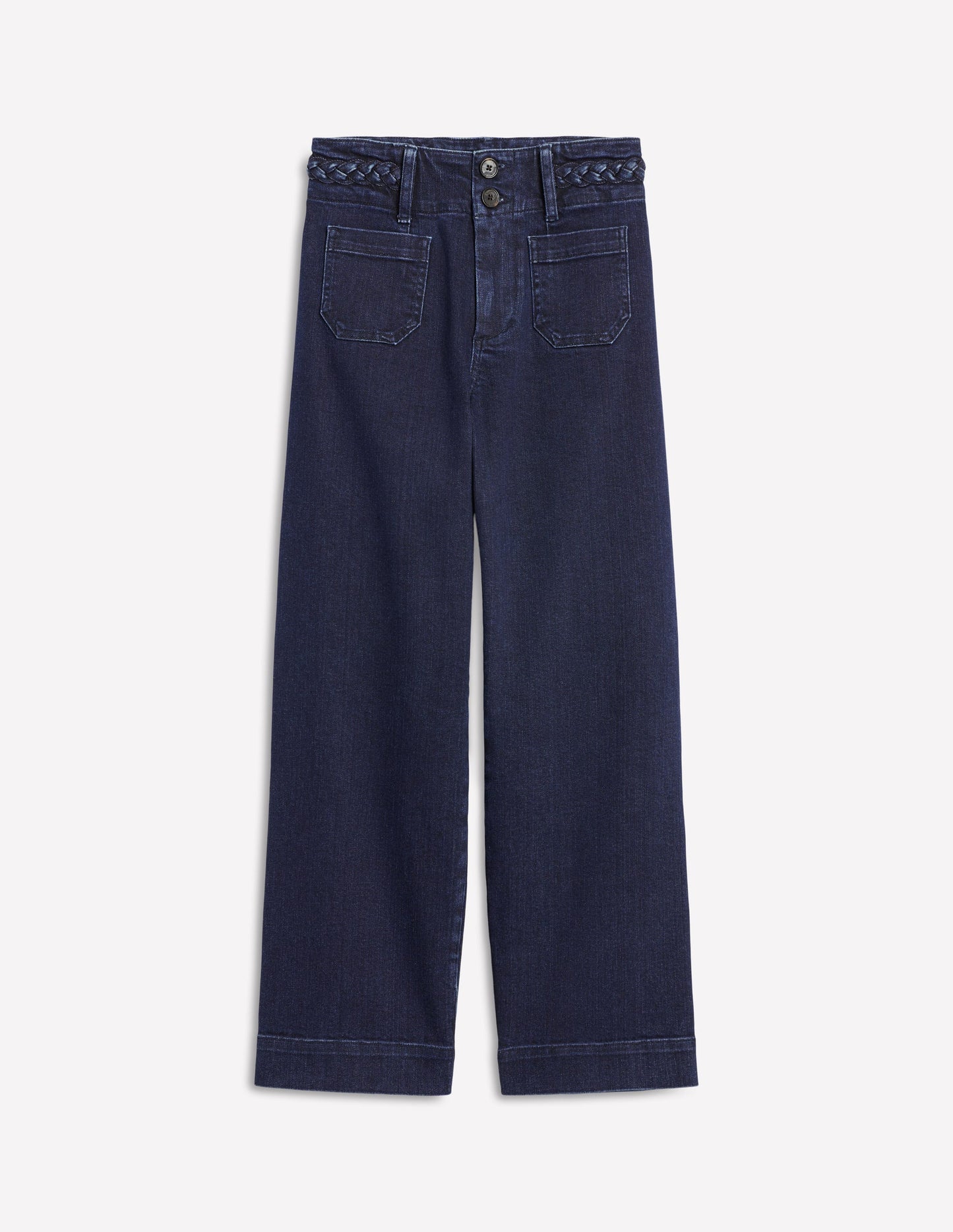 Primrose Patch Pocket Jeans-Indigo Braid