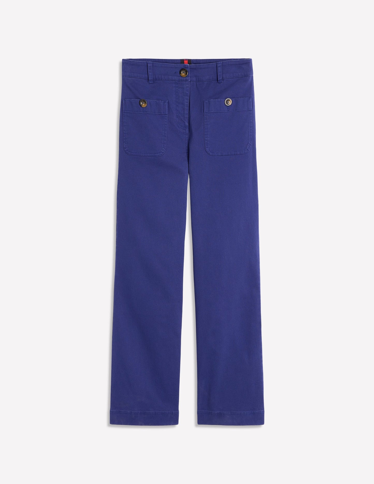 Patch Pocket Crop Chino-Starboard Blue