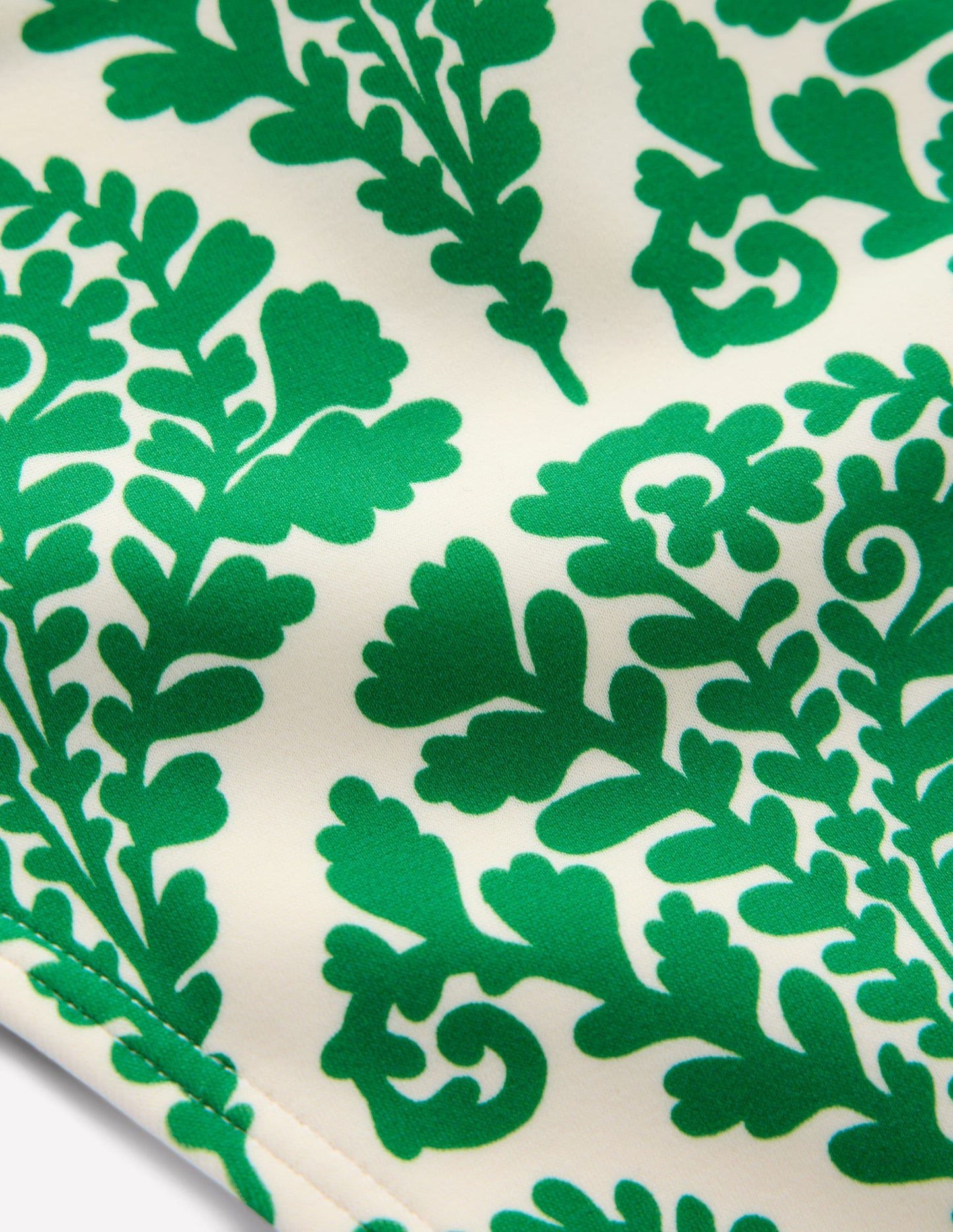 Classic Bikini Bottoms-Rich Emerald, Blossomy