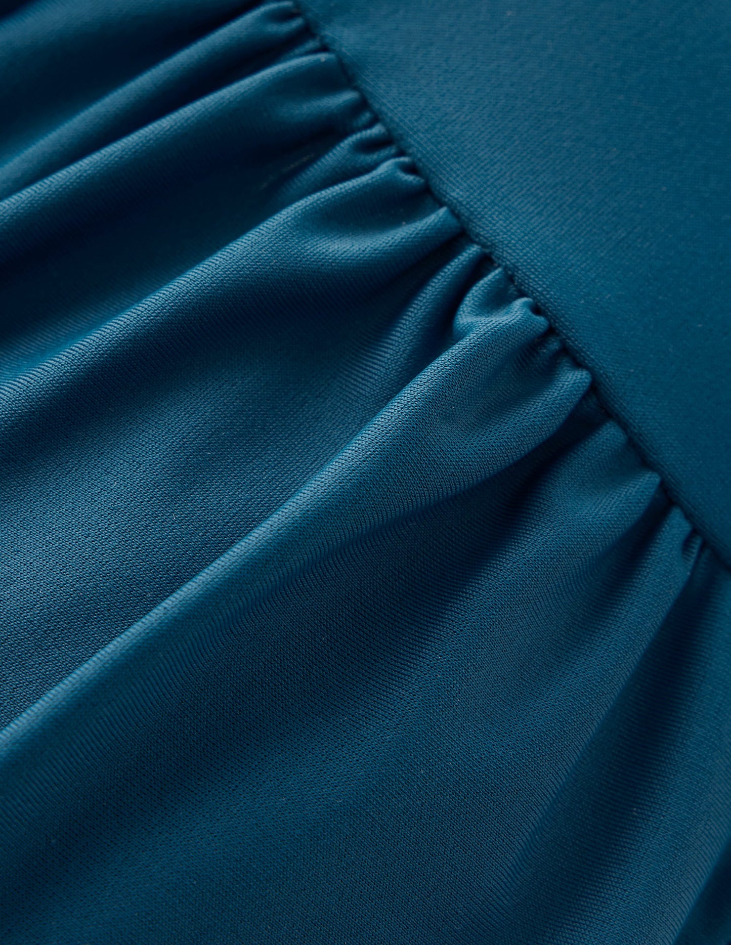 Kythira Ruched Bikini Top-Oceanside Blue