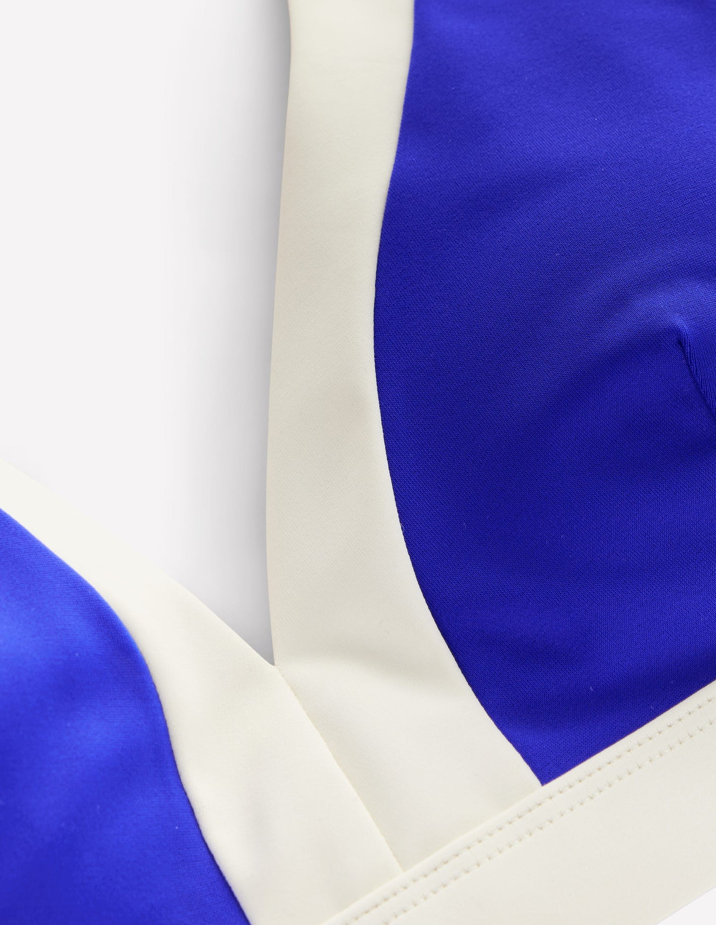 Ios V Panel Bikini Top-Cobalt Blue, Ivory