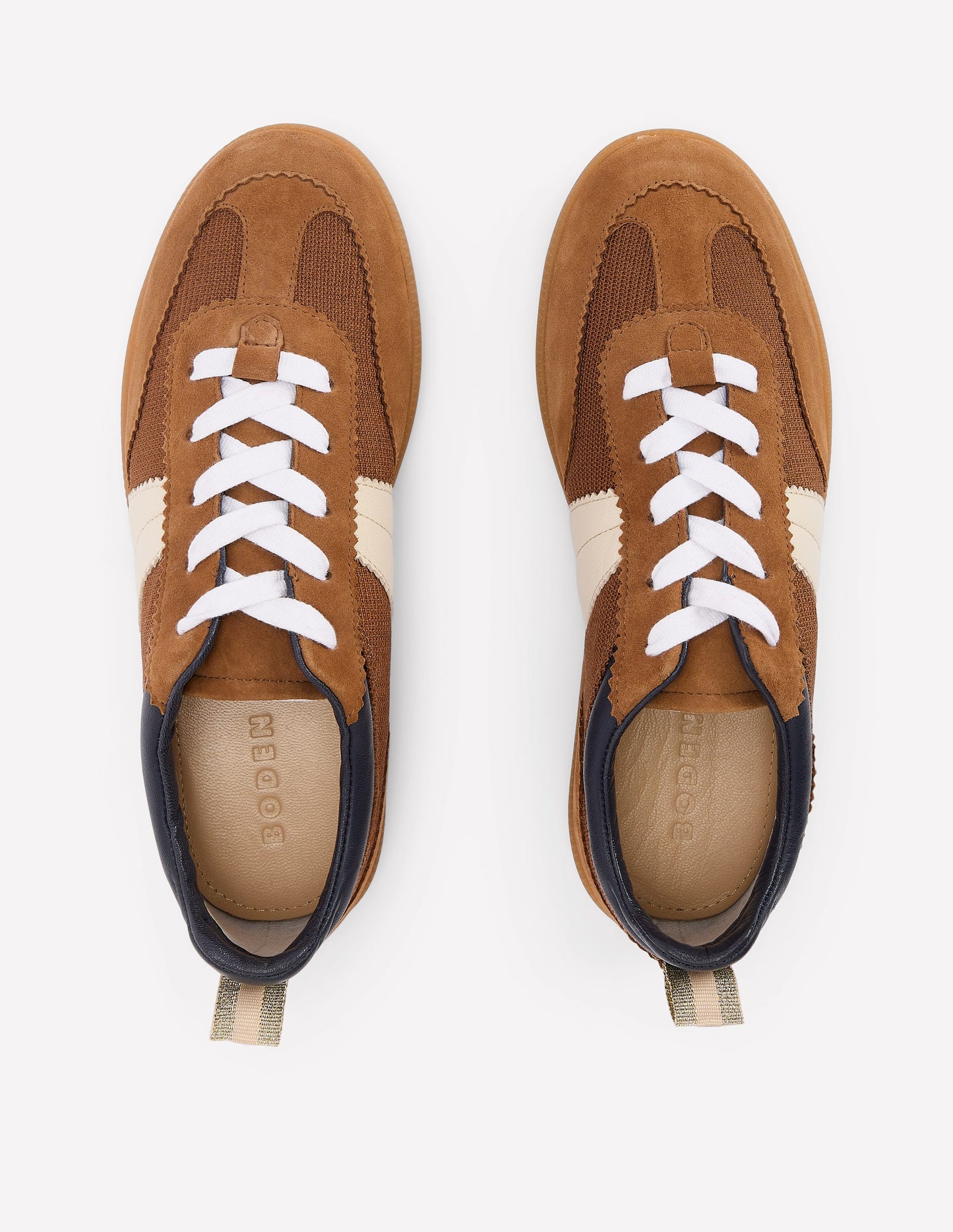 Erin Retro Tennis Trainers-Gingersnap