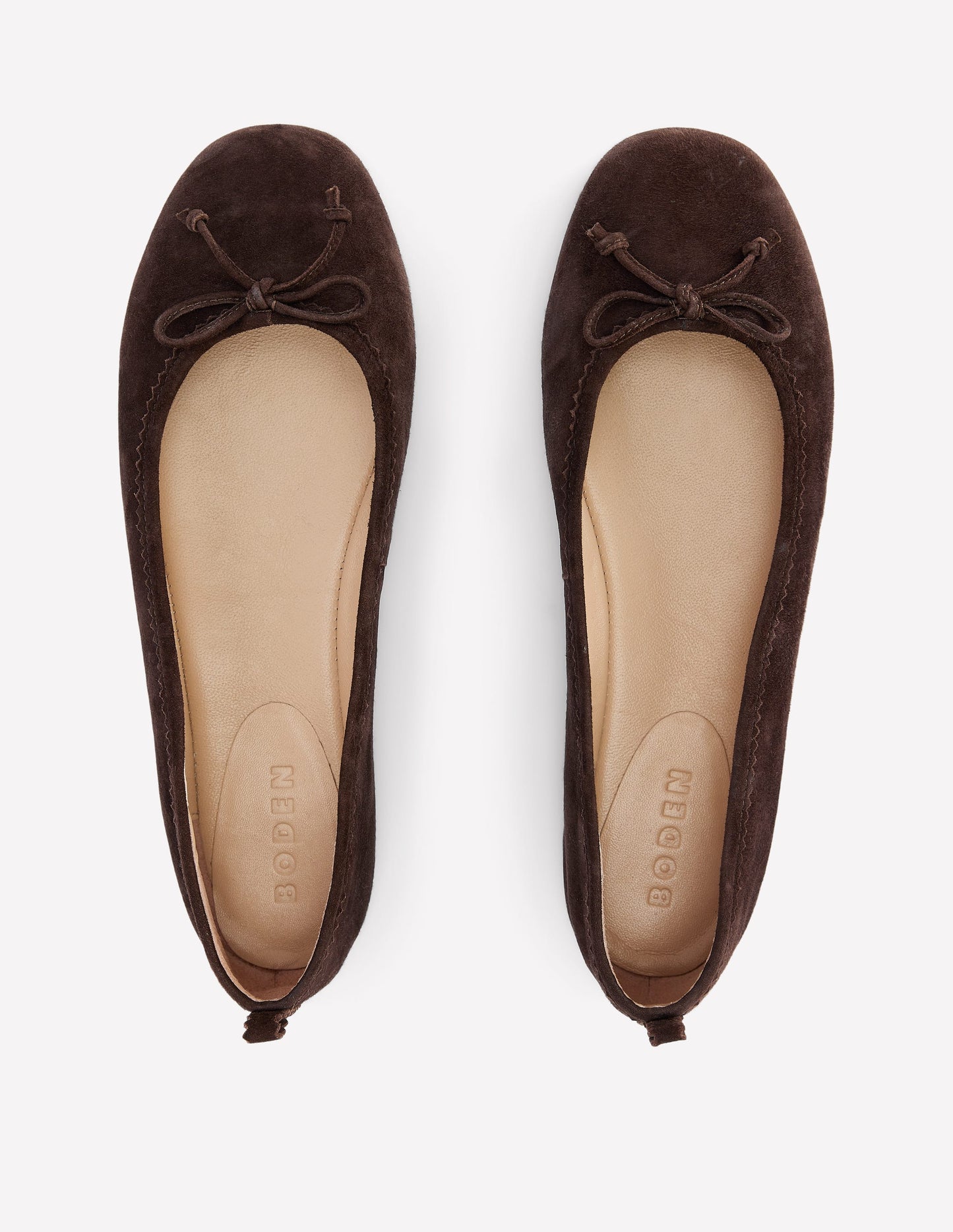 Kitty Flexi Sole Ballet Pumps-Chocolate