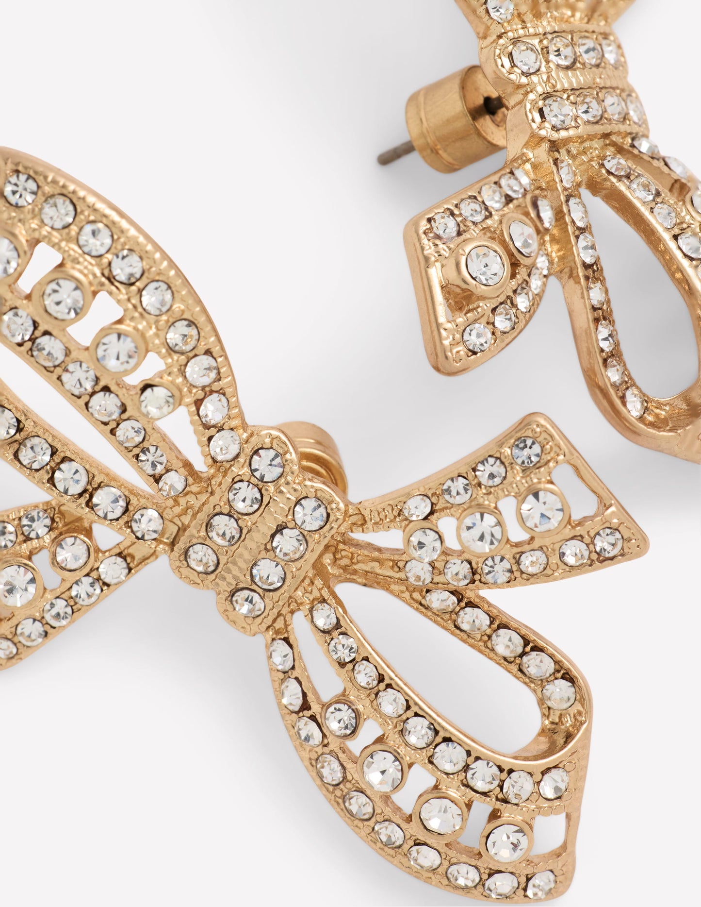 Jewel Novelty Earrings-Gold Colour