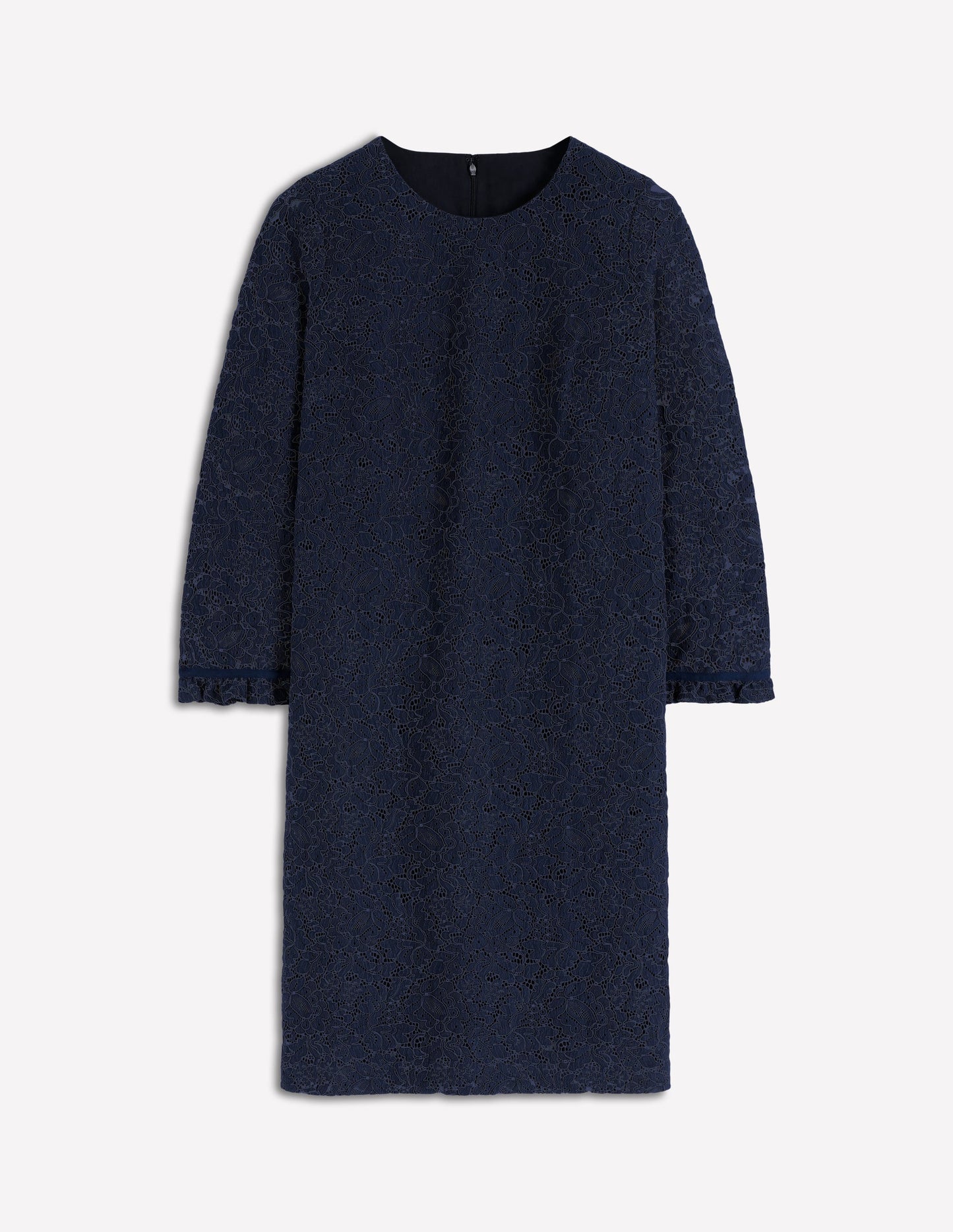 Lace Occasion Mini Dress-Navy