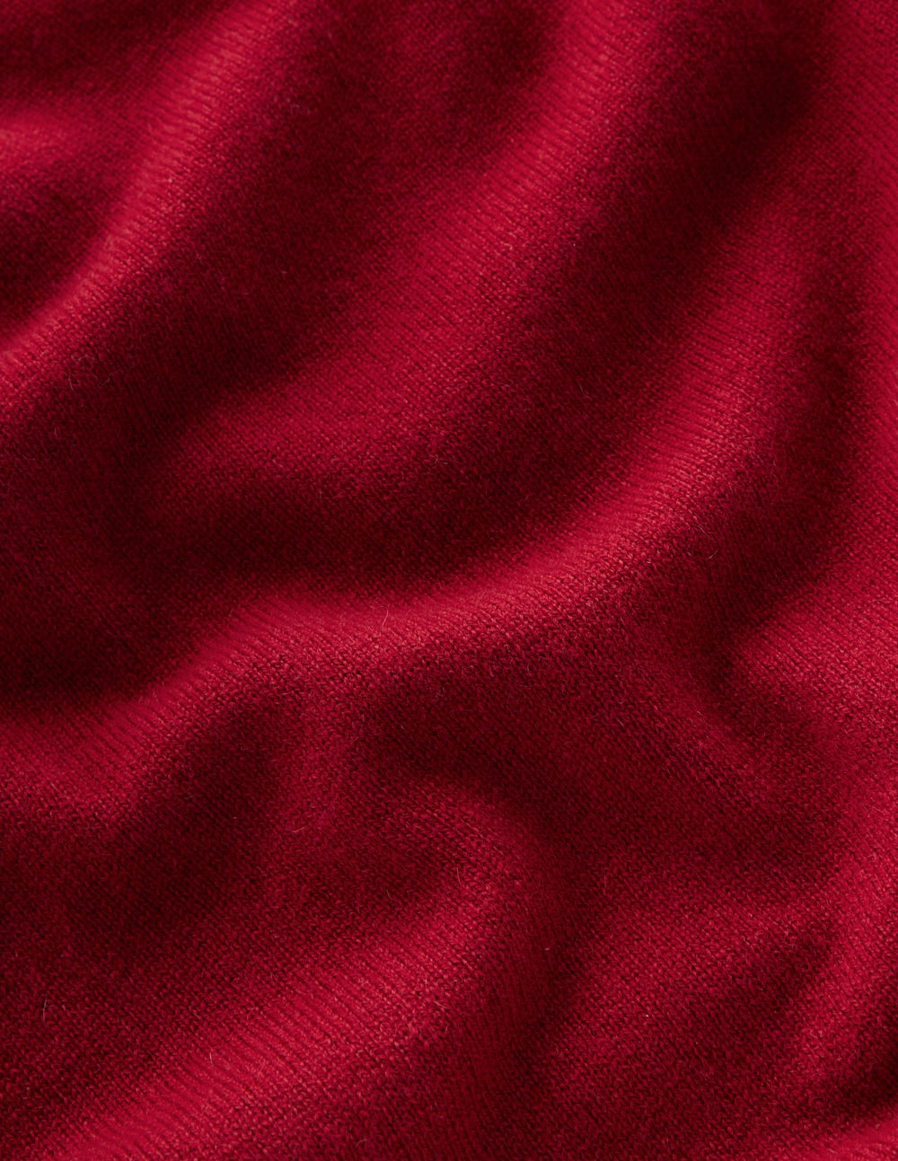 Eva Cashmere Tank-Red Liquorice