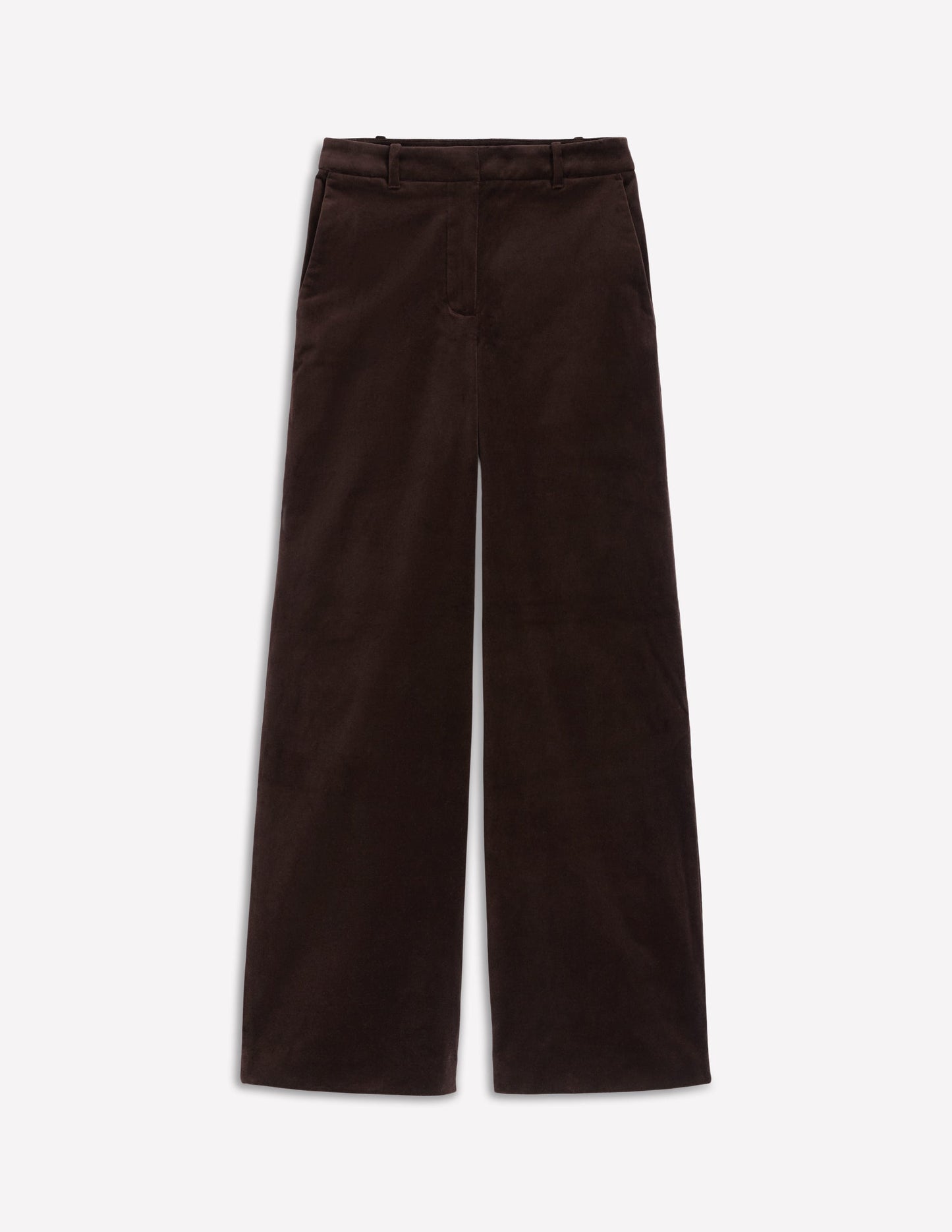 Belgravia Velvet Trousers-Espresso