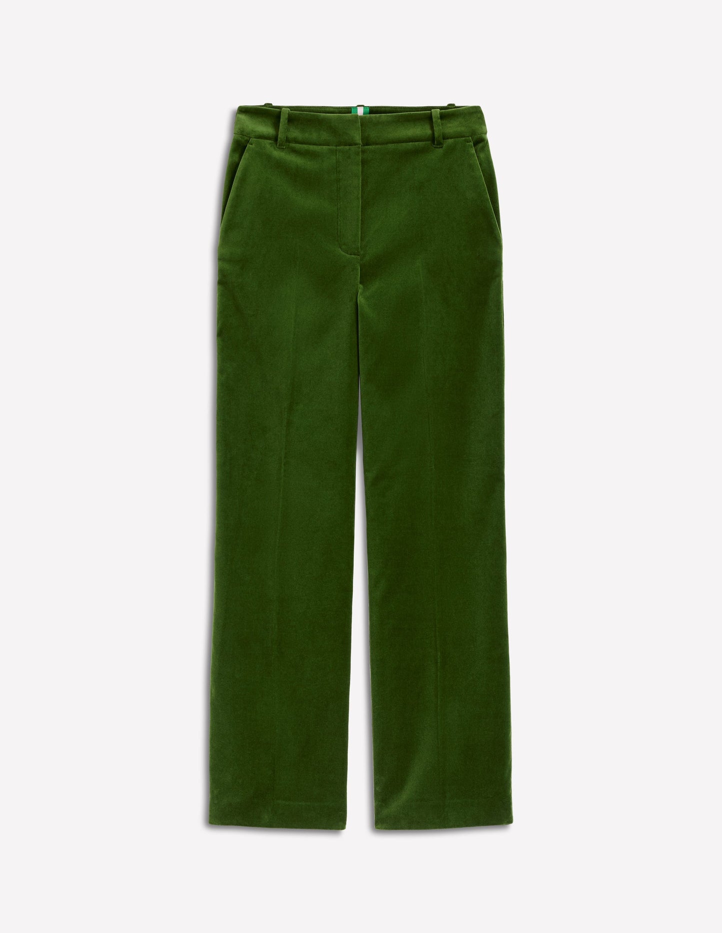Canonbury Velvet Trousers-Green Fir