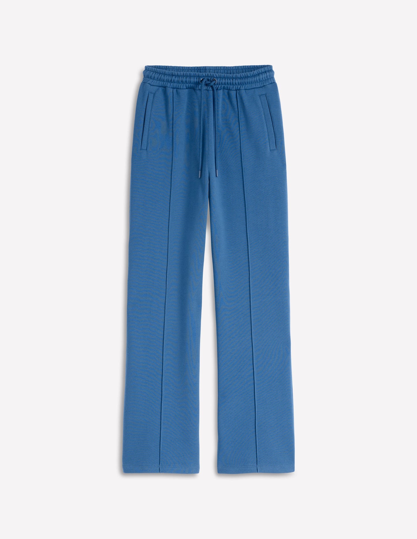 Wide Leg Joggers-Tourmaline Blue