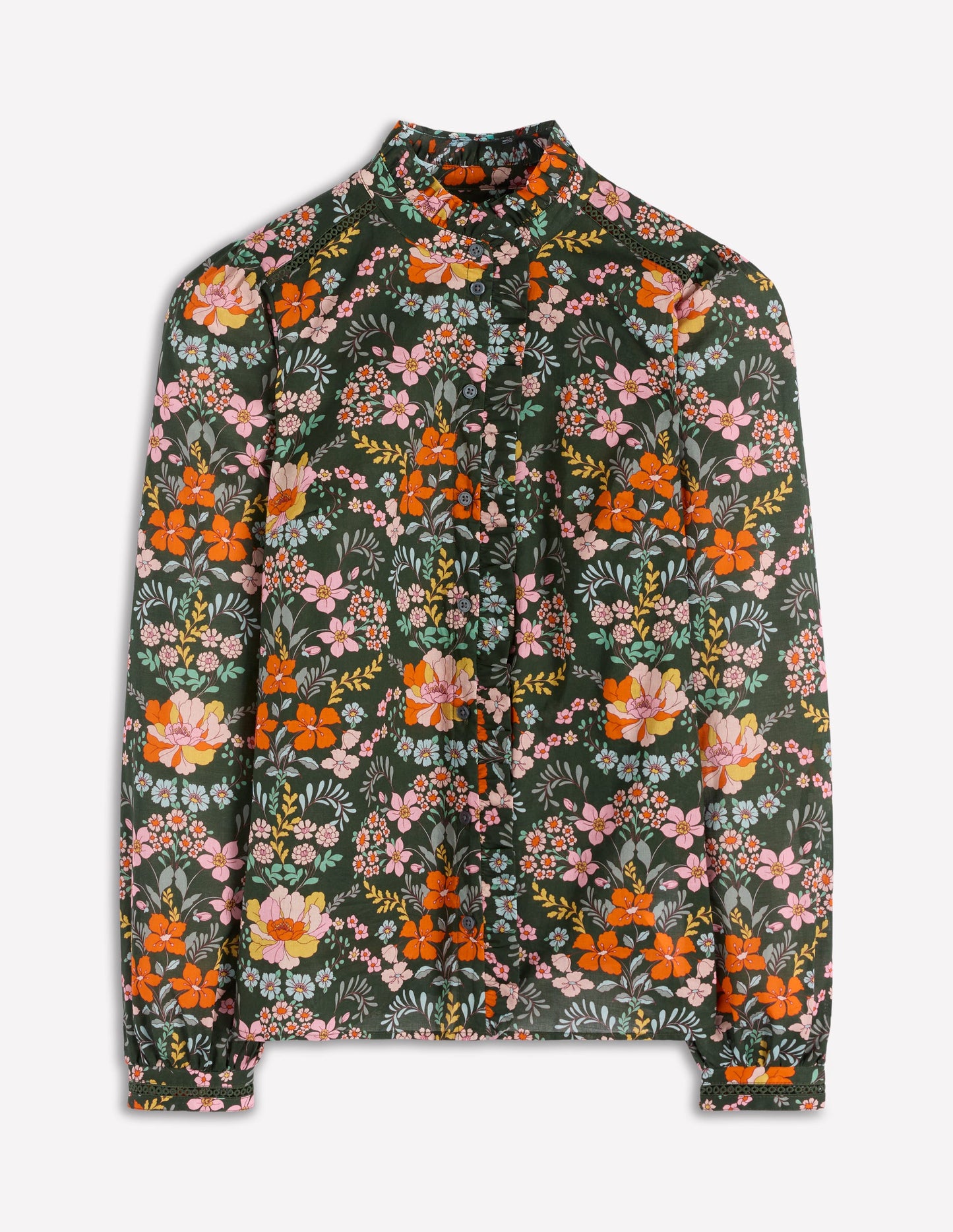 Helena Cotton Top-Forest, Flourishing Garden