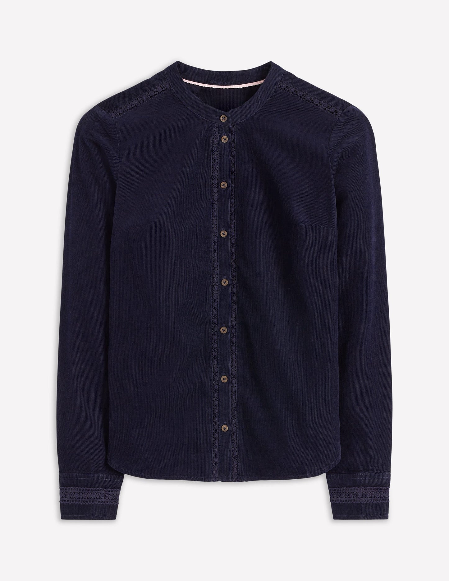 Victoria Cord Shirt-Navy