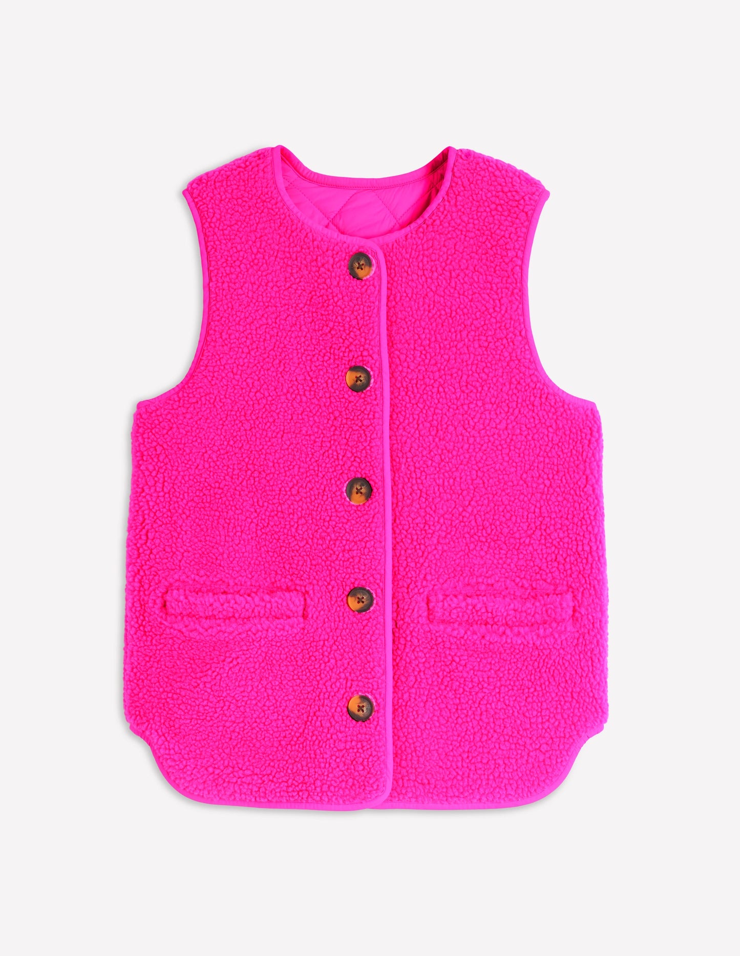 Clerkenwell Reversible Gilet-Pink Ribbon